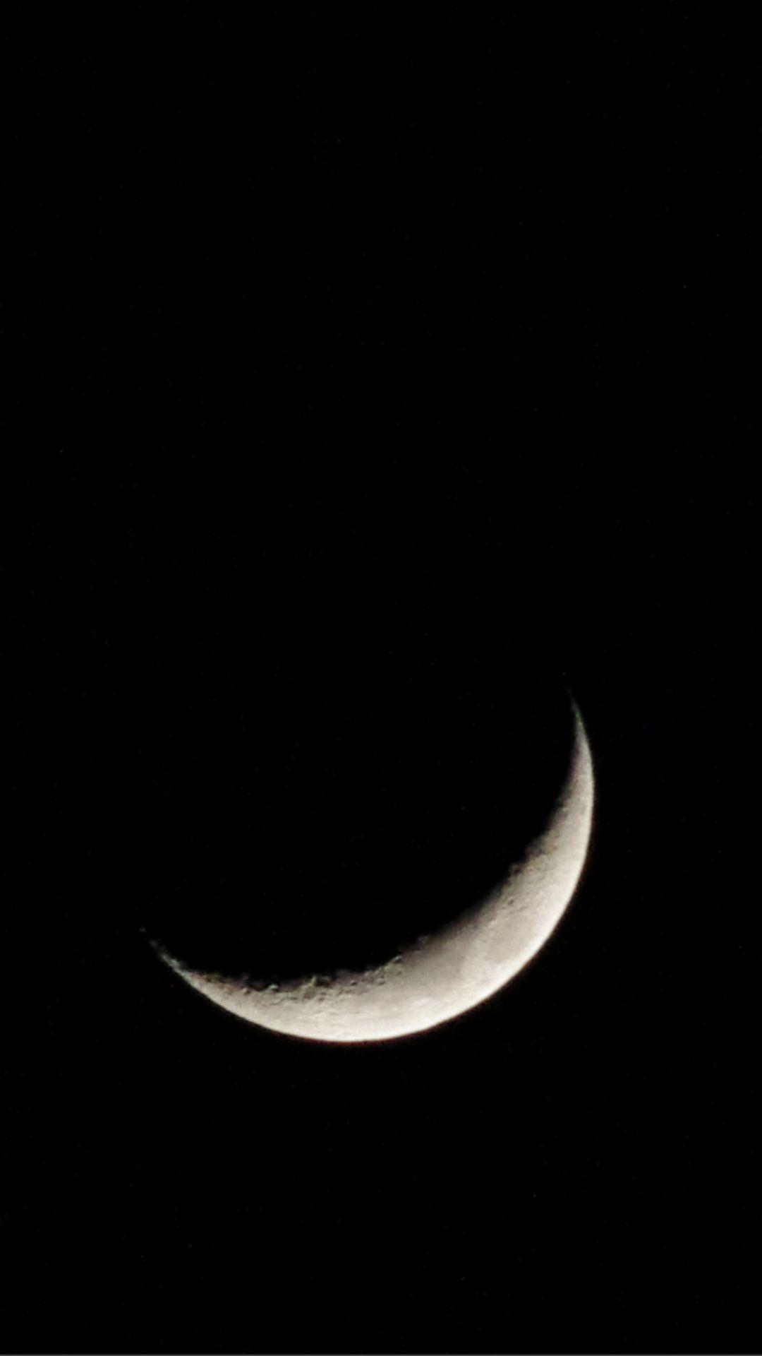 1080x1920 Lunar Eclipse Silver Moon In Dark Space iPhone 8 Wallpaper