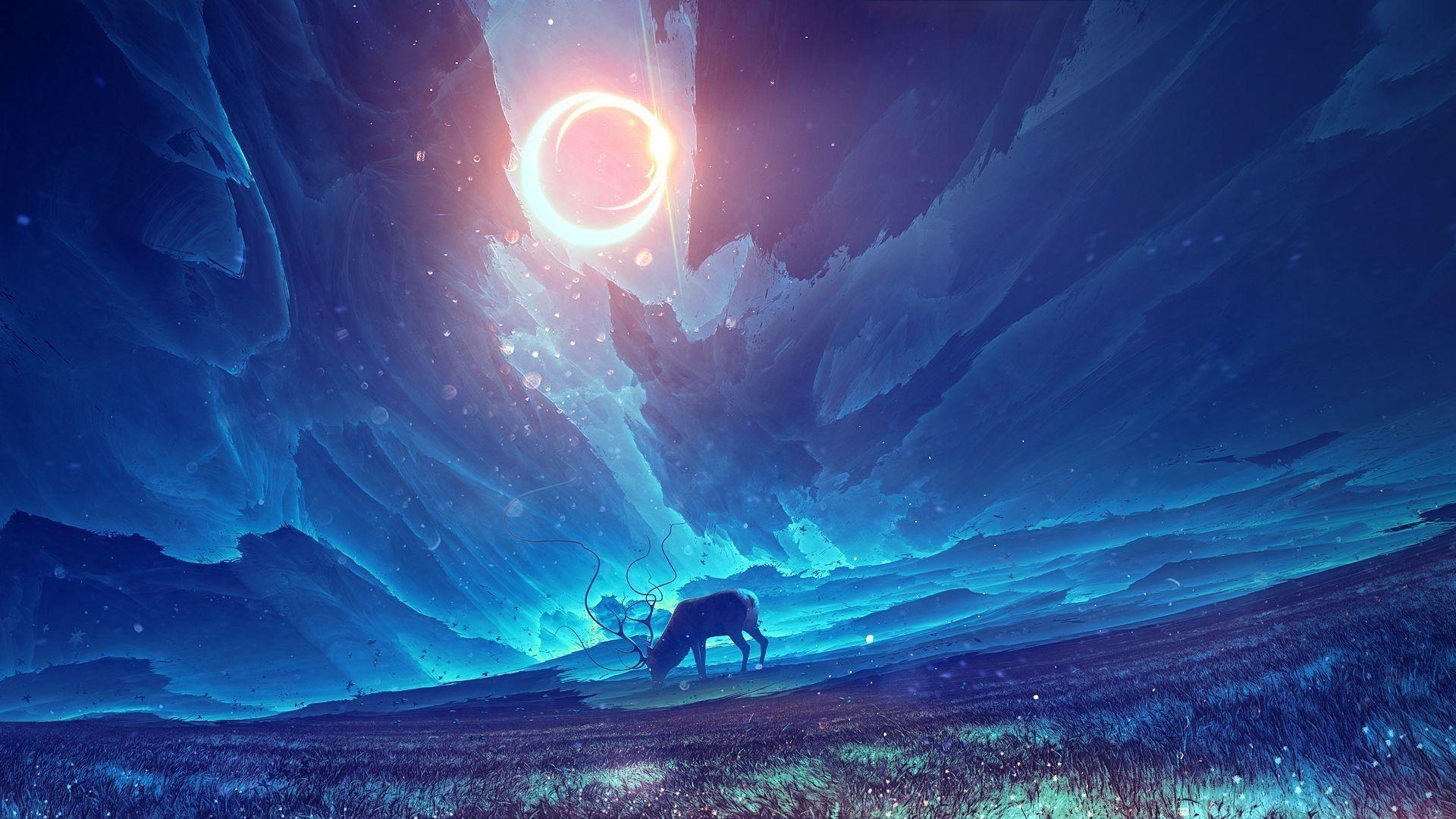1920x1080 Solar Eclipse Wallpaper