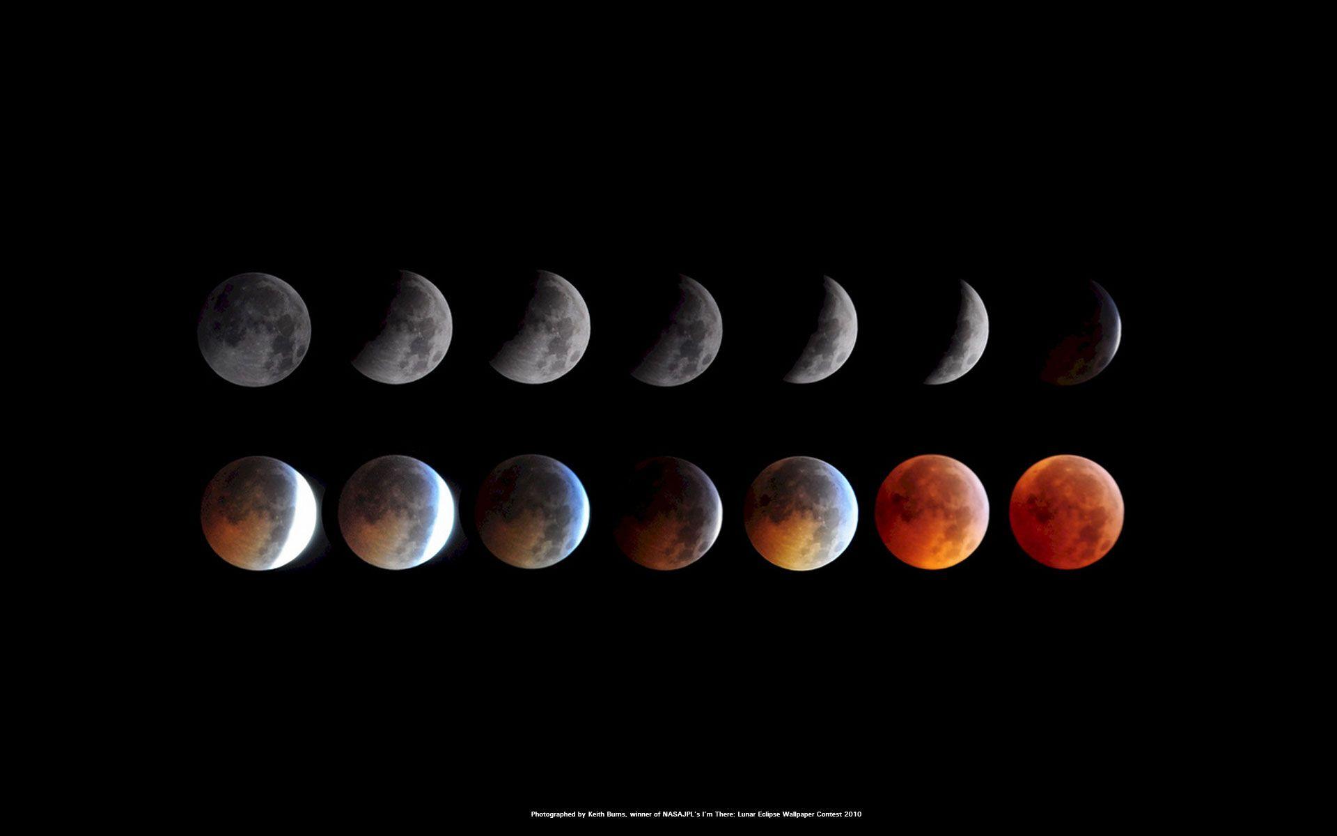 1920x1200 Total Lunar Eclipse of 2010 Space Wallpaper. NASA