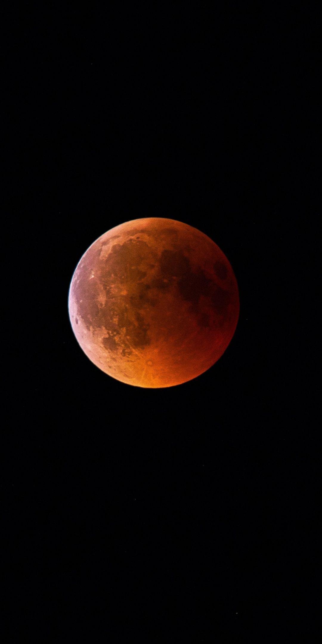 1080x2160 Eclipse, Blood moon, dark, sky, 1080x2160 wallpaper