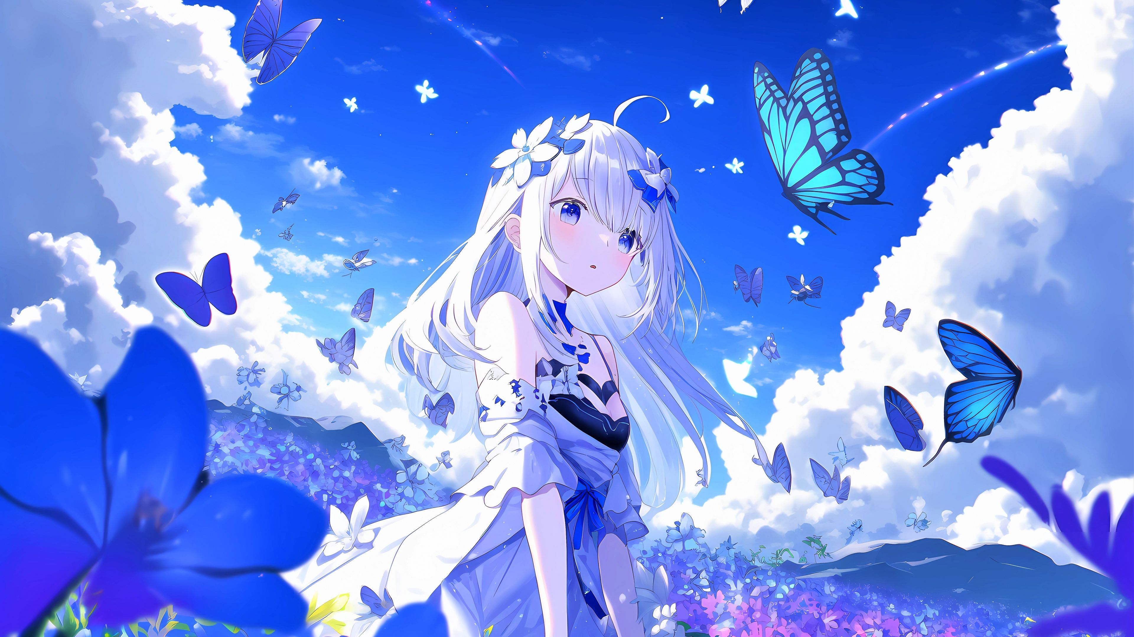 3840x2160 Teen Wallpaper 4K, Anime girl, Dream