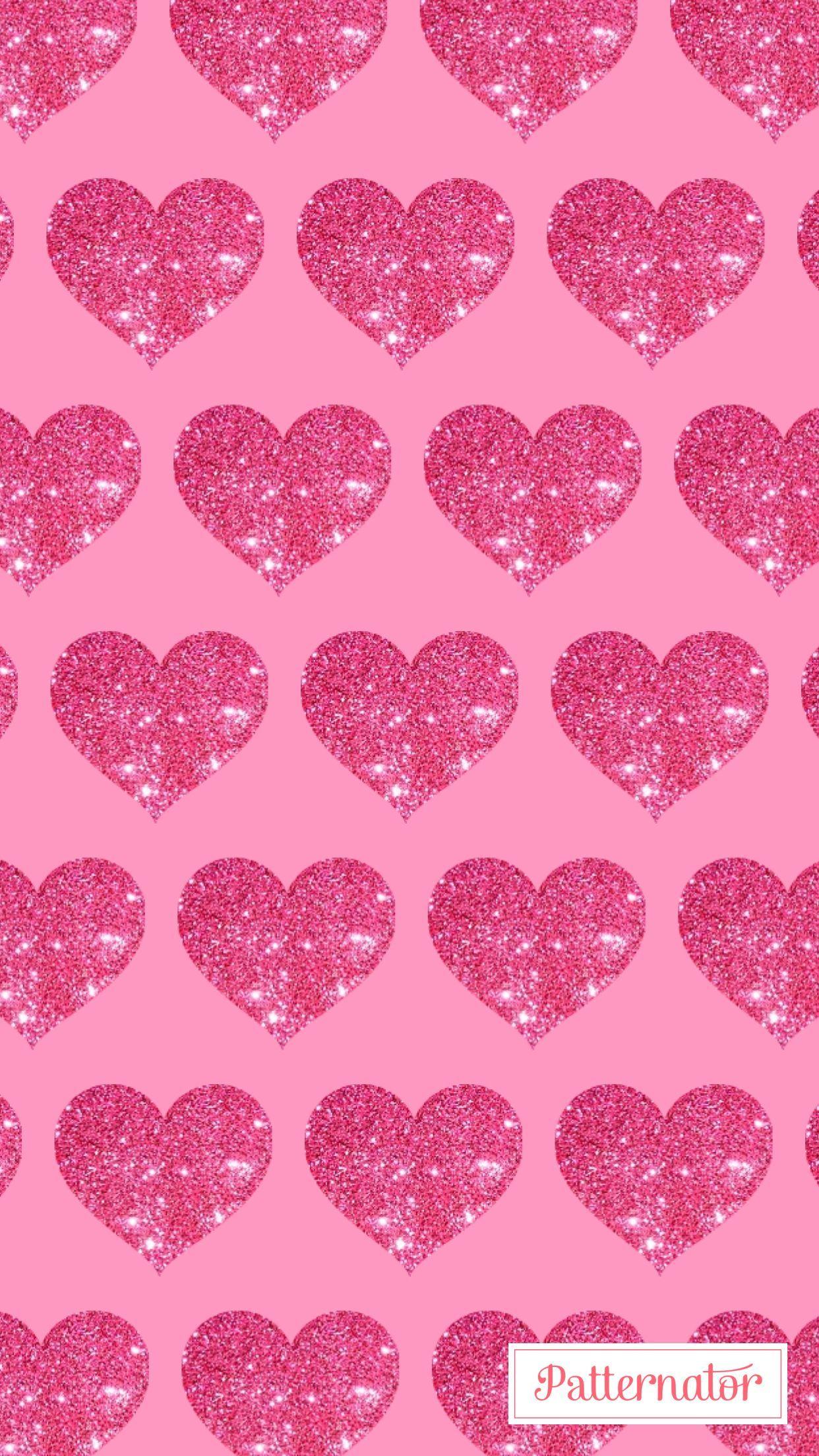 Glitter Pink Hearts Wallpapers - Top Free Glitter Pink Hearts Backgrounds -  WallpaperAccess