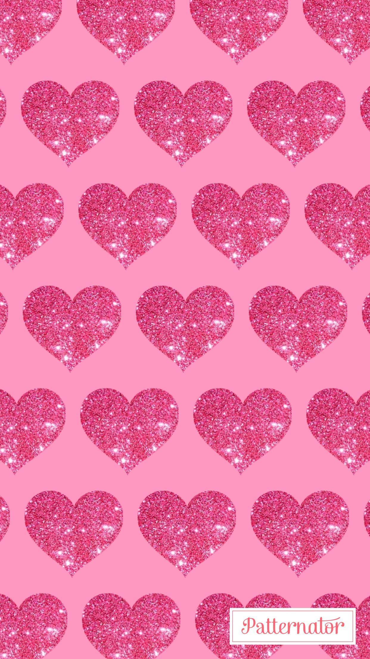 Pink Heart Wallpaper  NawPic