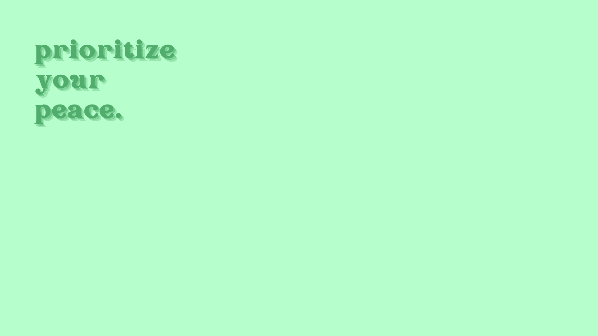 1920x1080 Minimalistic Green. Quote Wallpaper
