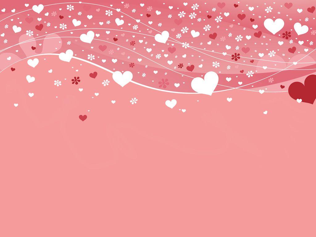 1024x769 Pink Heart Wallpaper