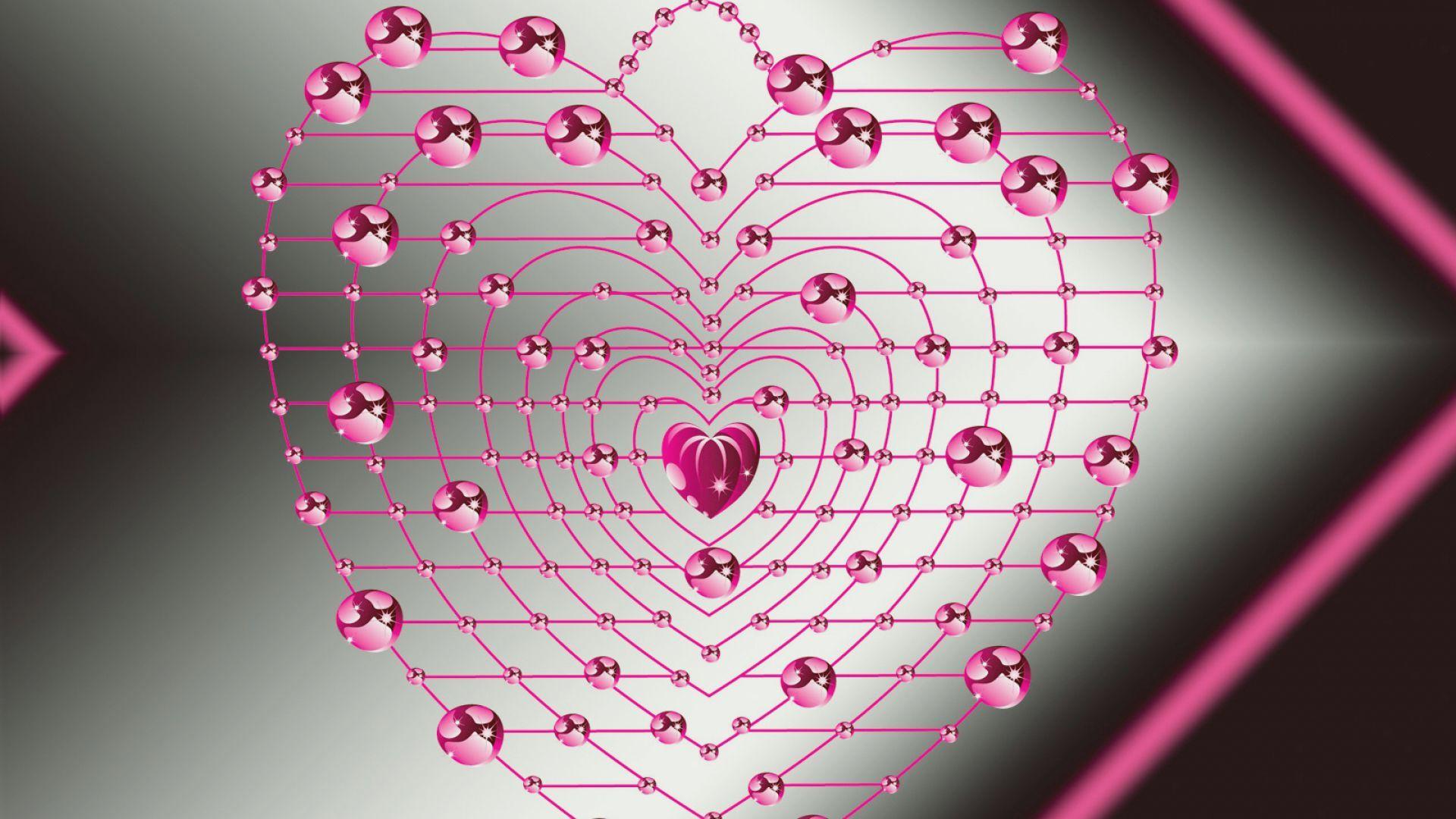 1920x1080 Pink Glitter Wallpaper HD