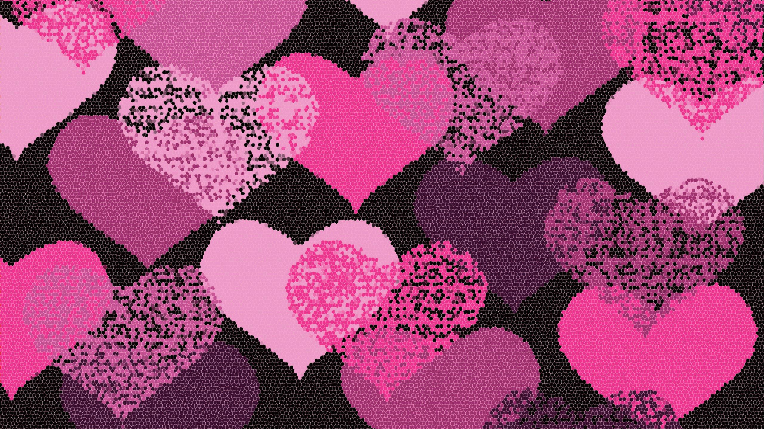 Pink Hearts Wallpapers - Top Free Pink Hearts Backgrounds - WallpaperAccess