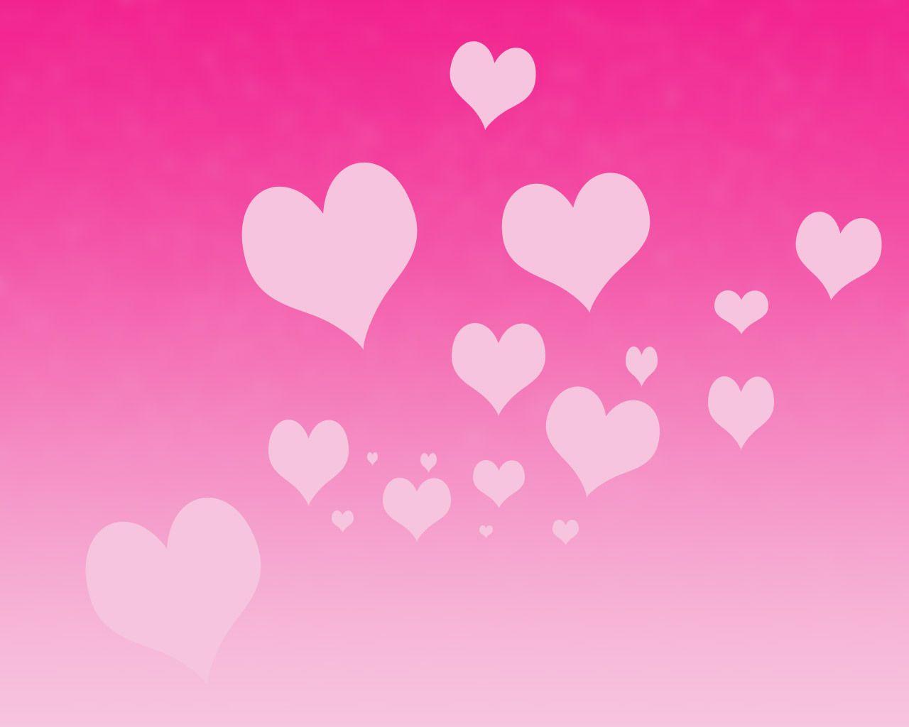 1280x1024 Cute Pink Heart
