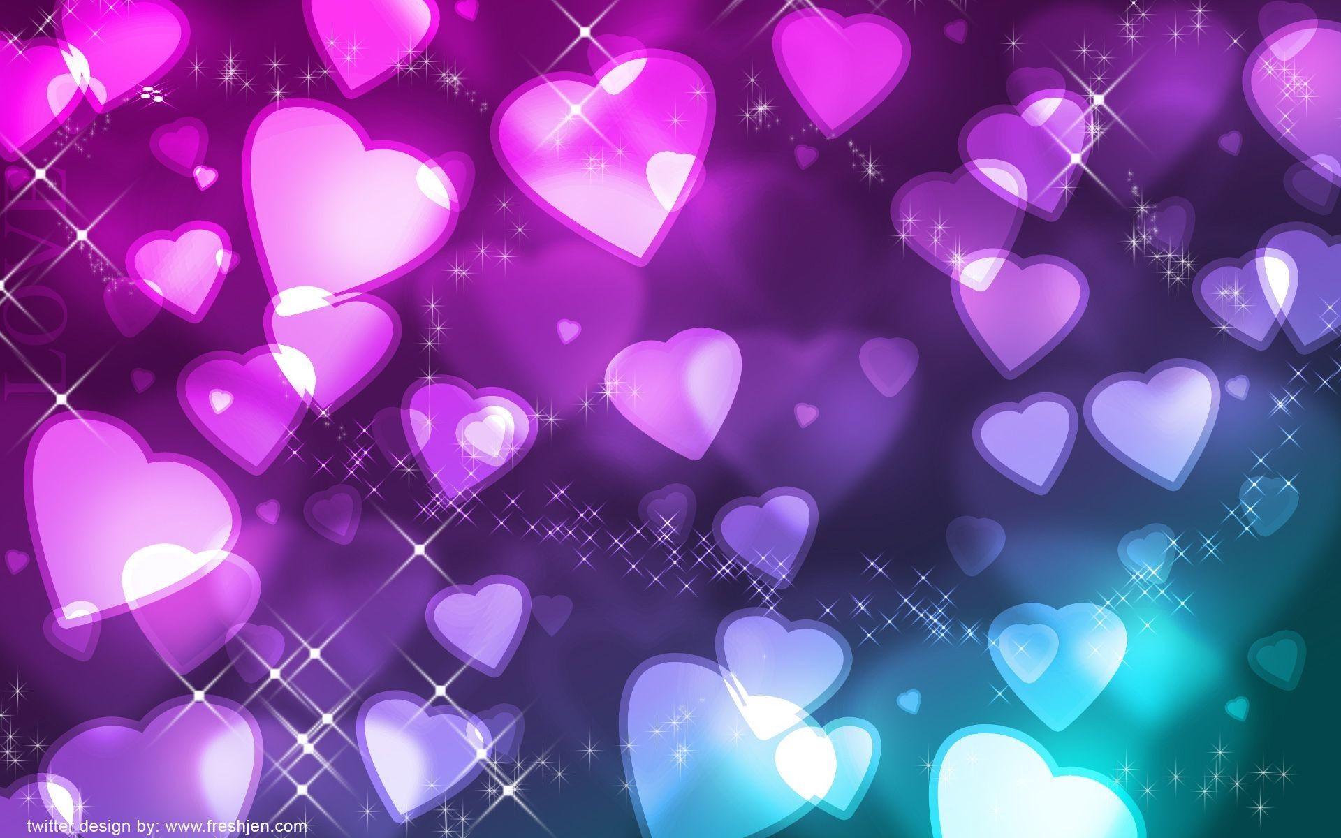 HD wallpaper heart purple plexus  Wallpaper Flare