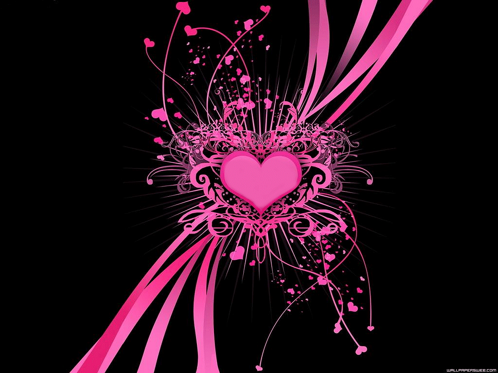 1024x768 cool pink and black background.