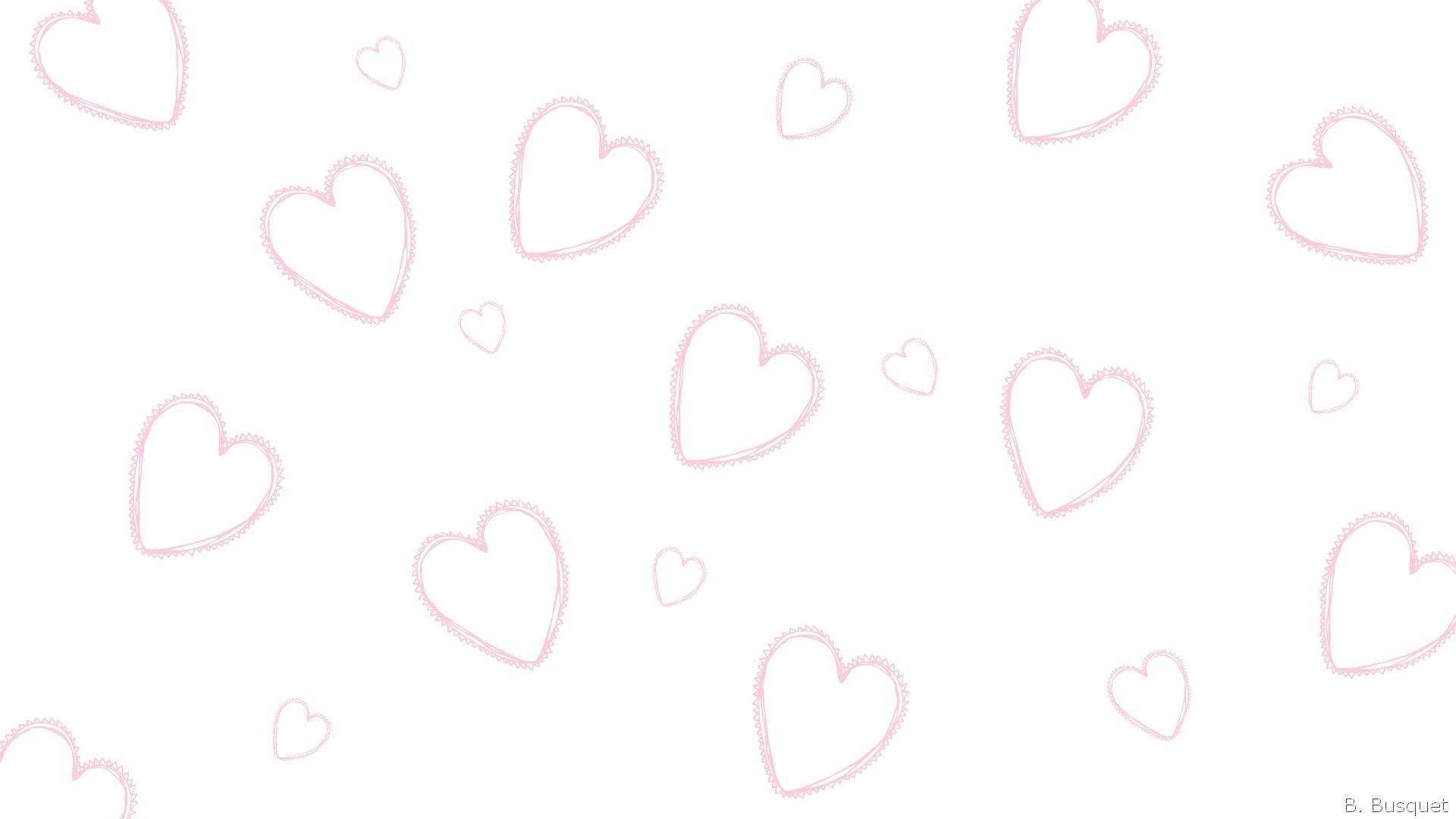 1920x1080 Pink Heart Wallpaper background picture