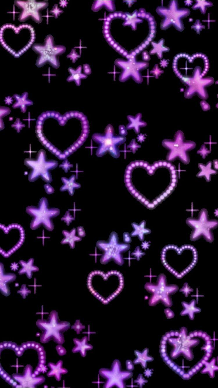 Cute Purple Aesthetic Wallpaper Heart - Lala-Cris