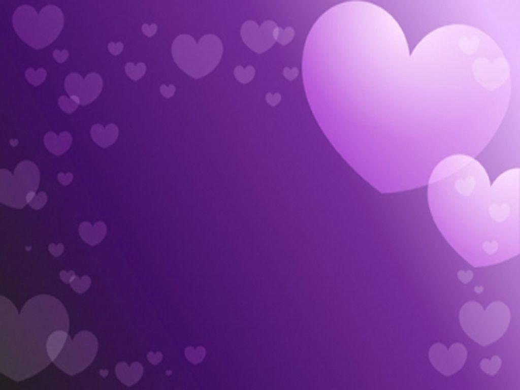 Wallpaper Heart Purple Light Violet Neon Background  Download Free  Image