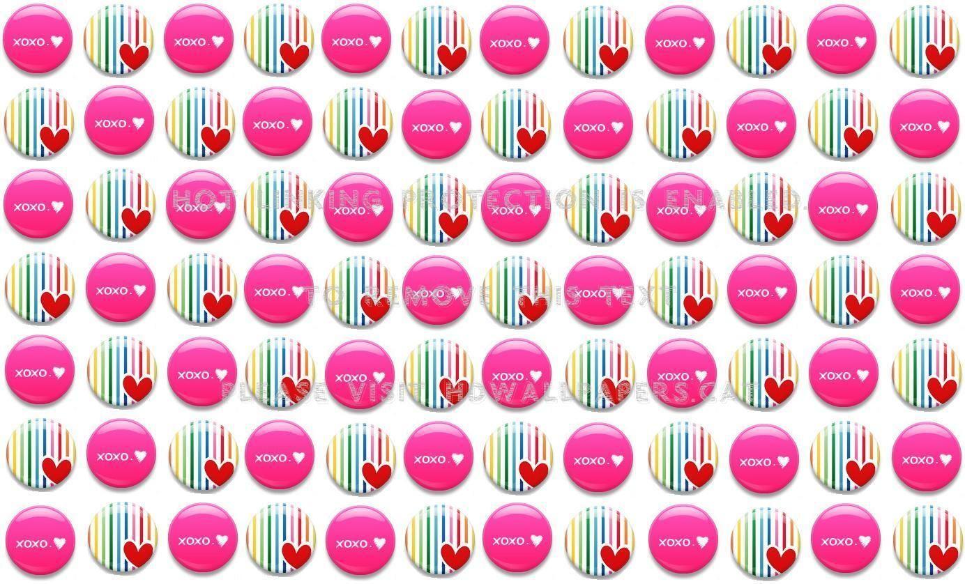 1384x838 xoxo 3 bright cute rainbow pink heart girly