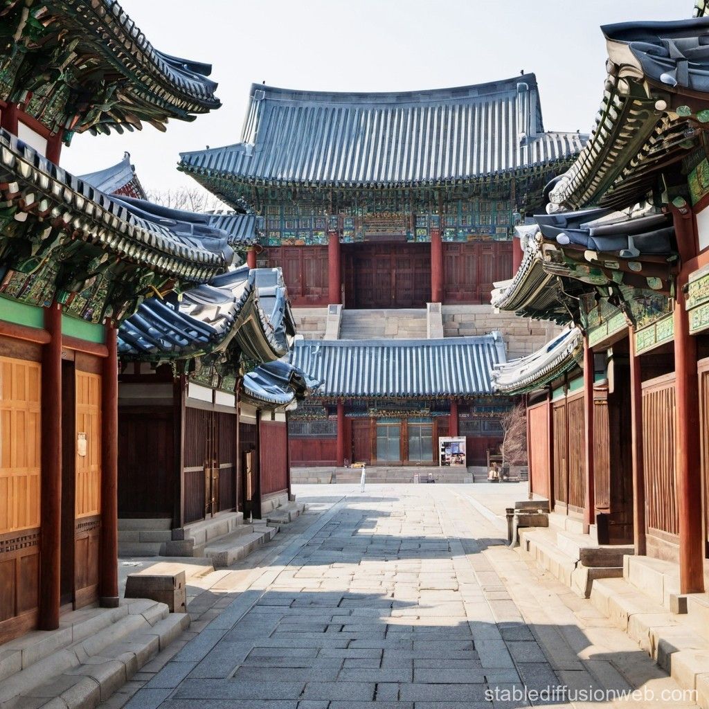 1024x1024 Yukjo Street and Gyeongbokgung Palace