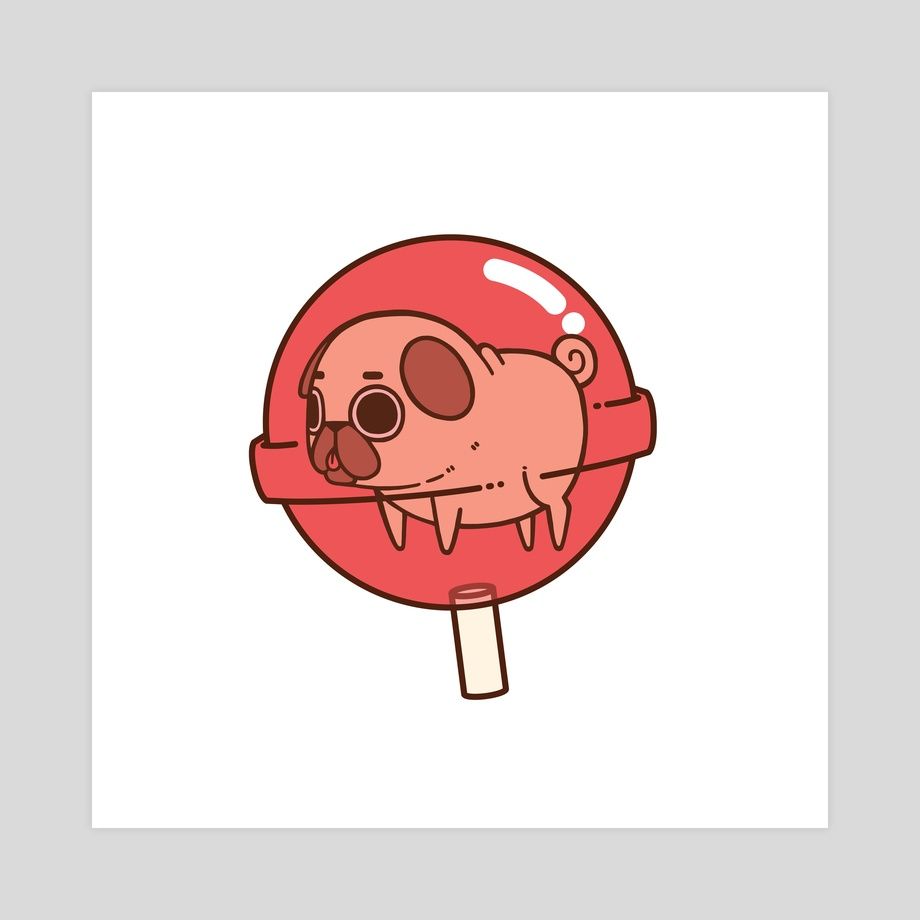 920x920 Lollipop Puglie, an art print