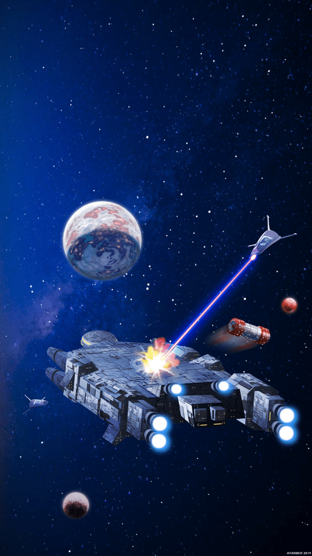 1000x1778 Atari 7800 Arkanoid Box Art Poster