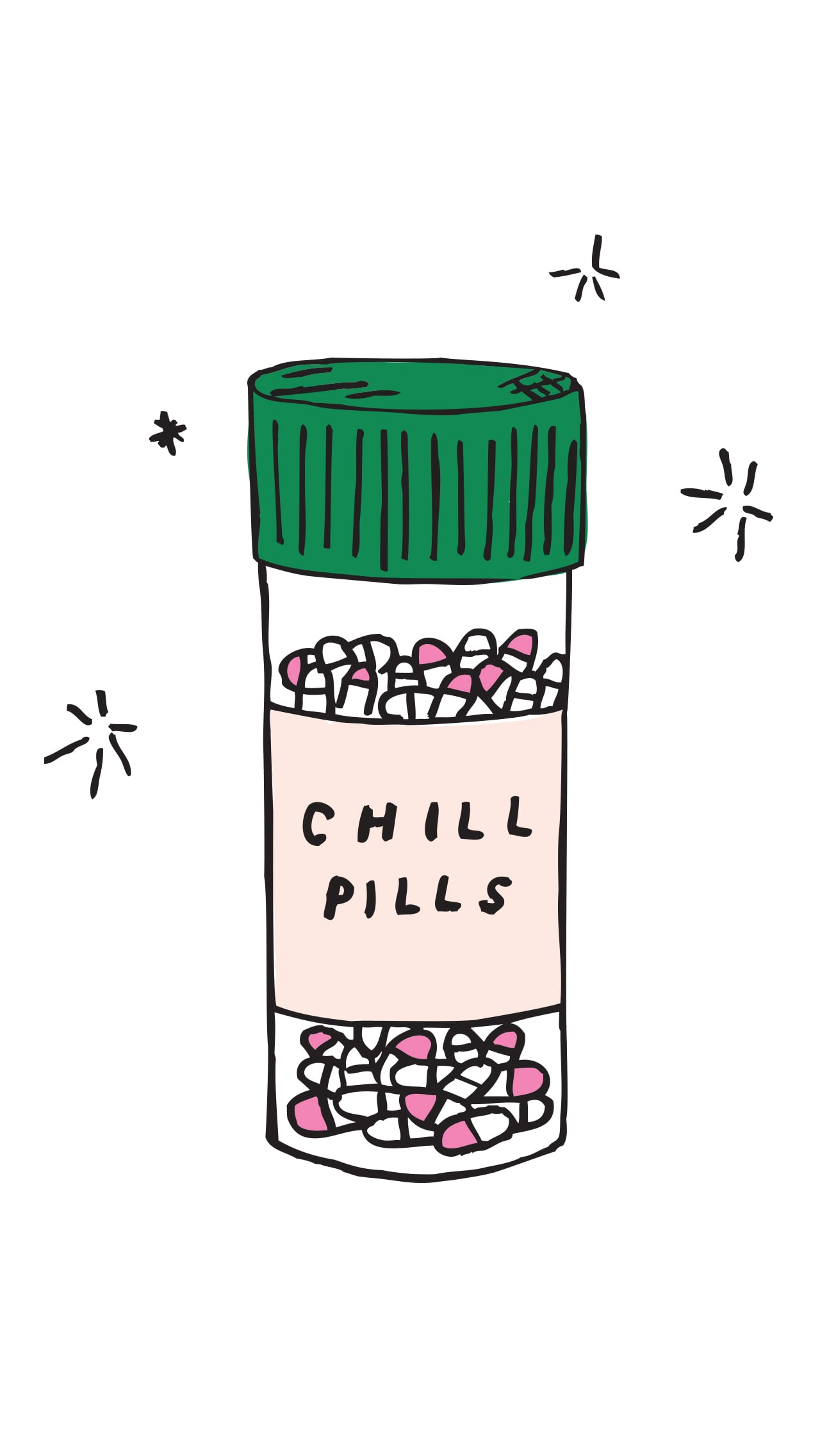 1280x2272 Chill Pills Free and Fun iPhone Wallpaper to Liven Up