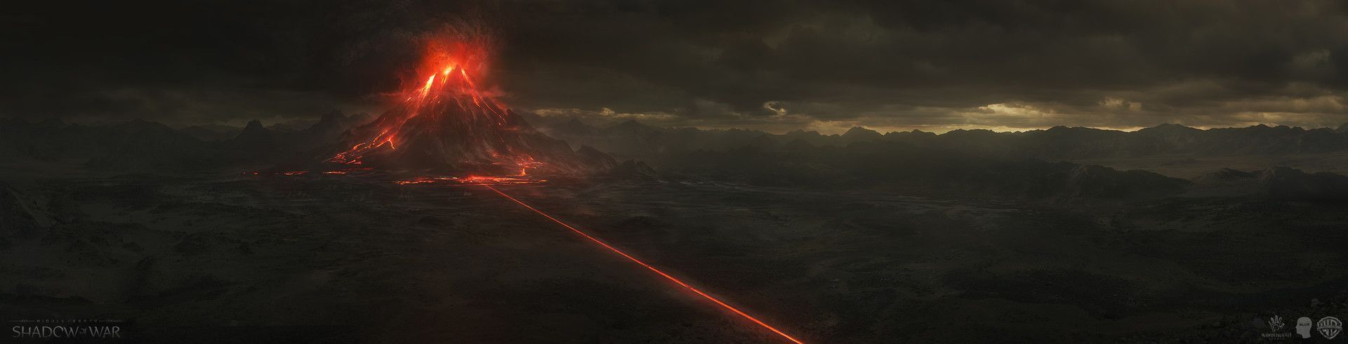 1920x490 Mount Doom Matte Painting 2
