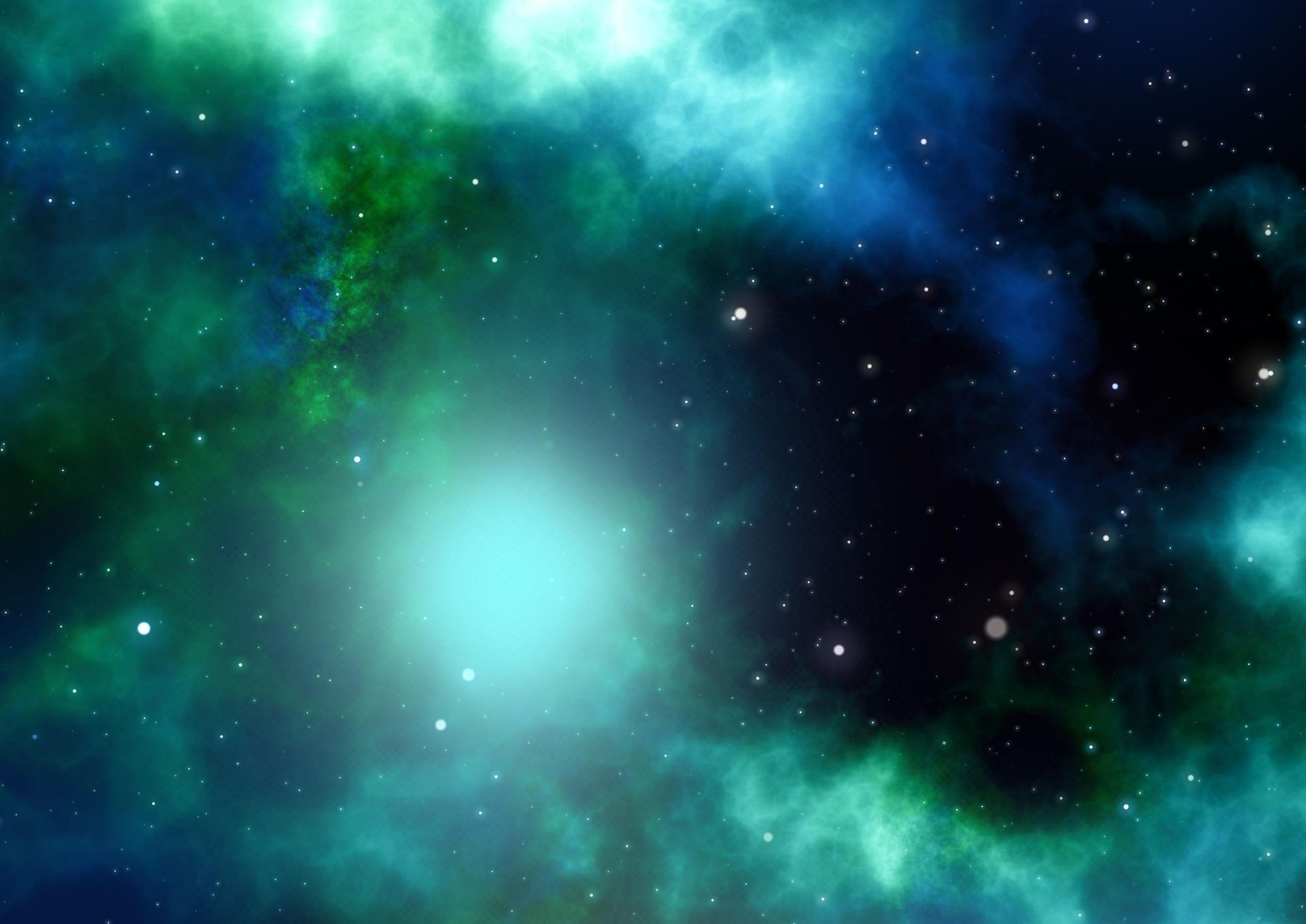 2000x1415 HD Desktop Background With aqua galaxy