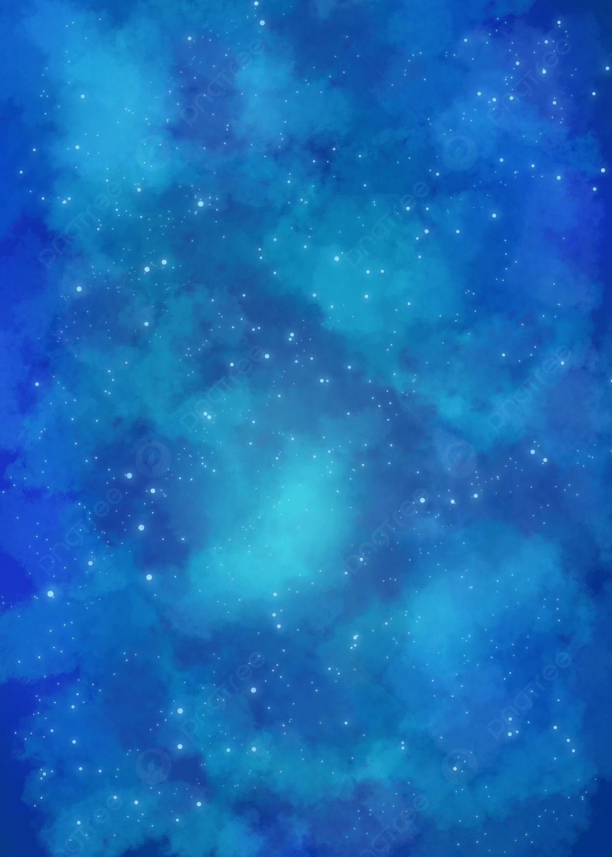 1200x1680 Blue Nebula Background Wallpaper Image