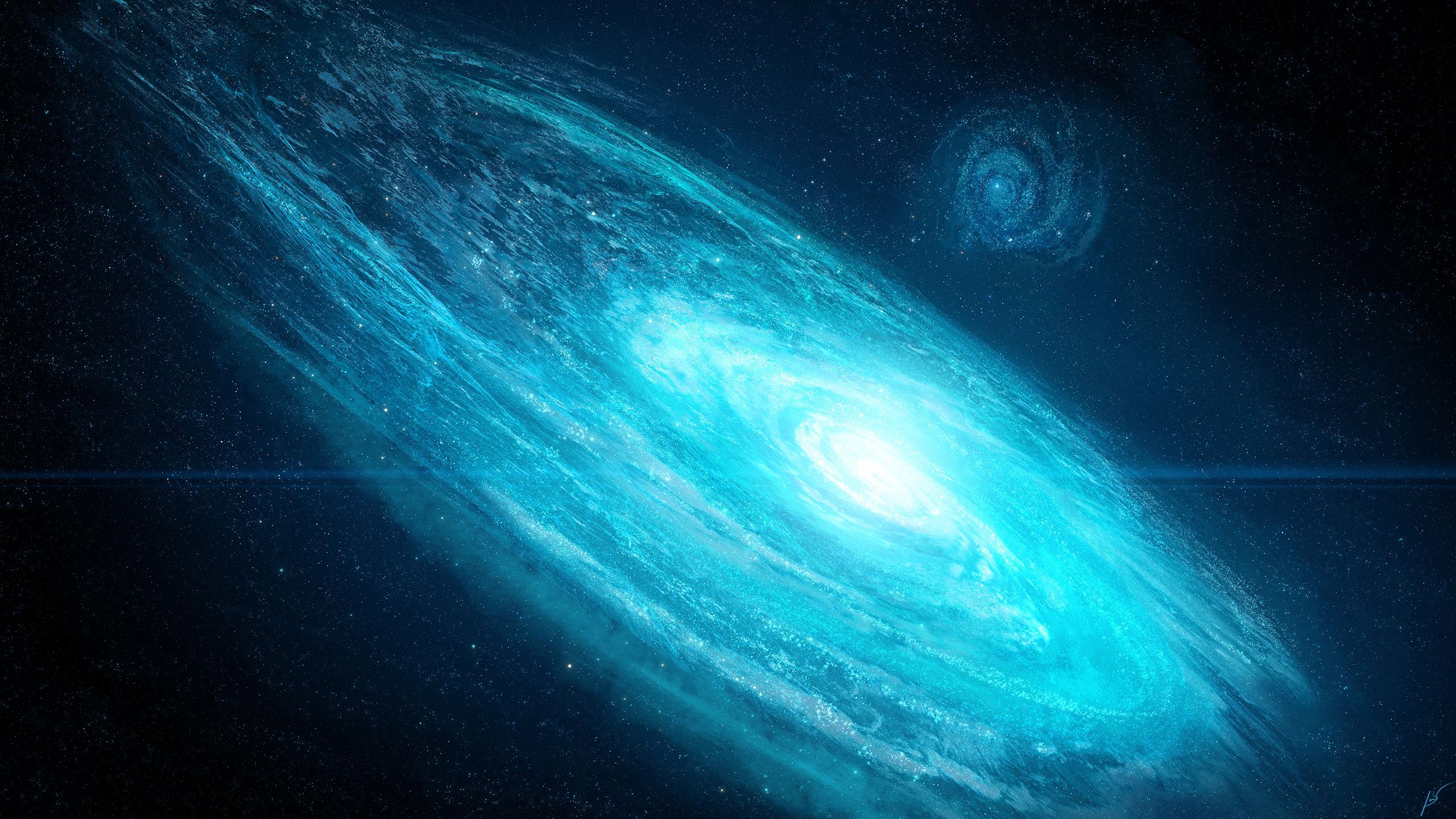 2560x1440 Sci Fi Galaxy HD Wallpaper