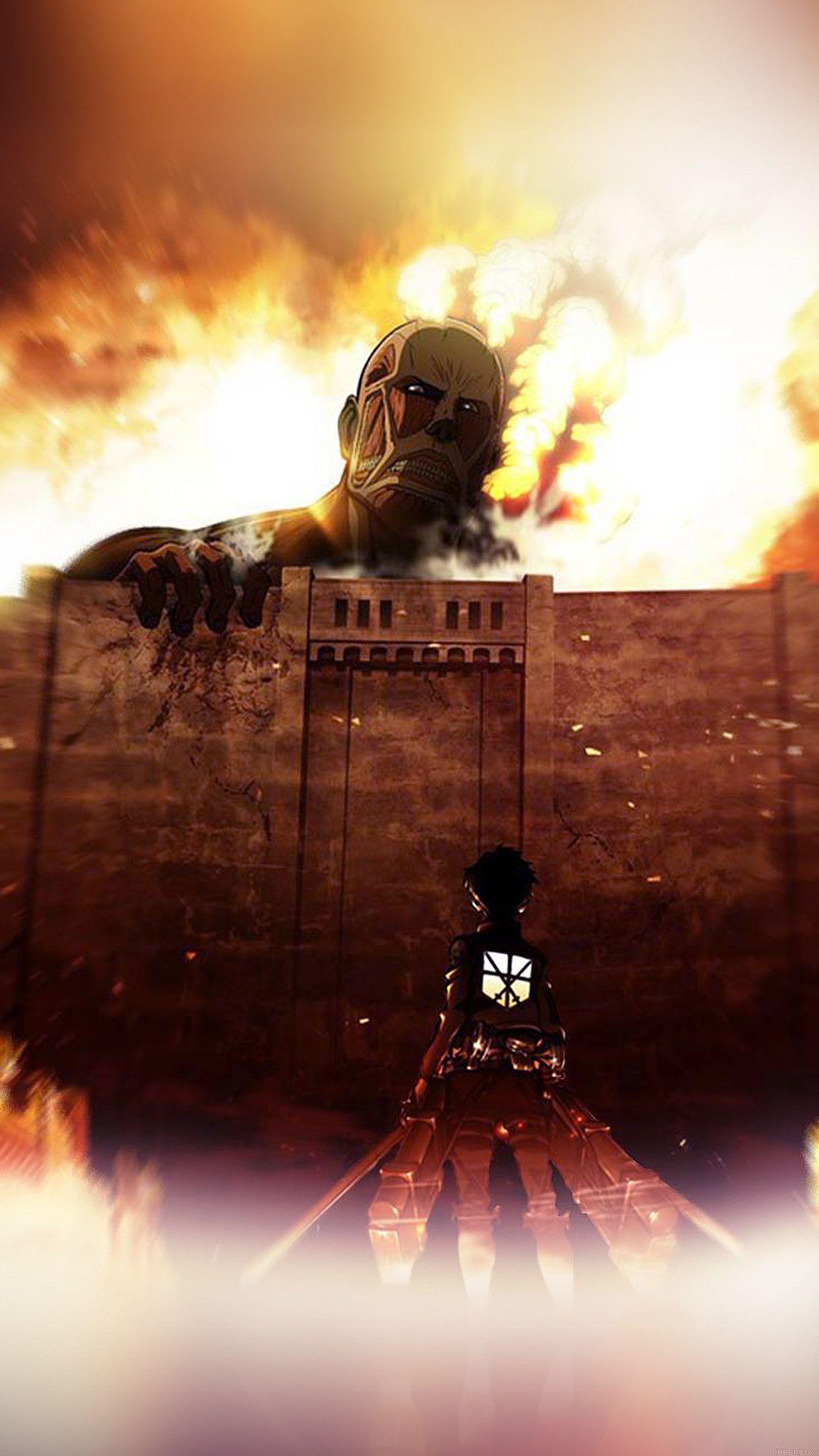 1242x2208 Download Wallpaper Attack on Titan HD Untuk Android/iPhone