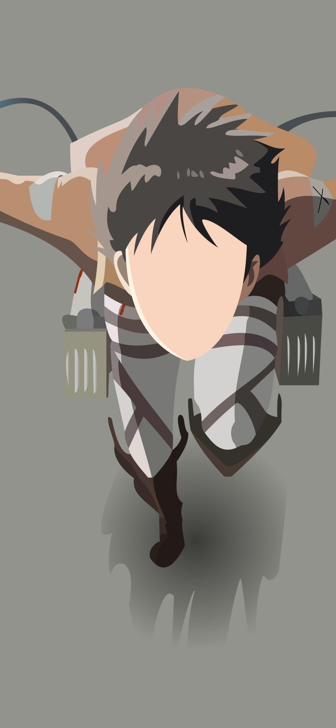 1125x2436 Download 1125x2436 wallpaper eren yeager, attack on titan