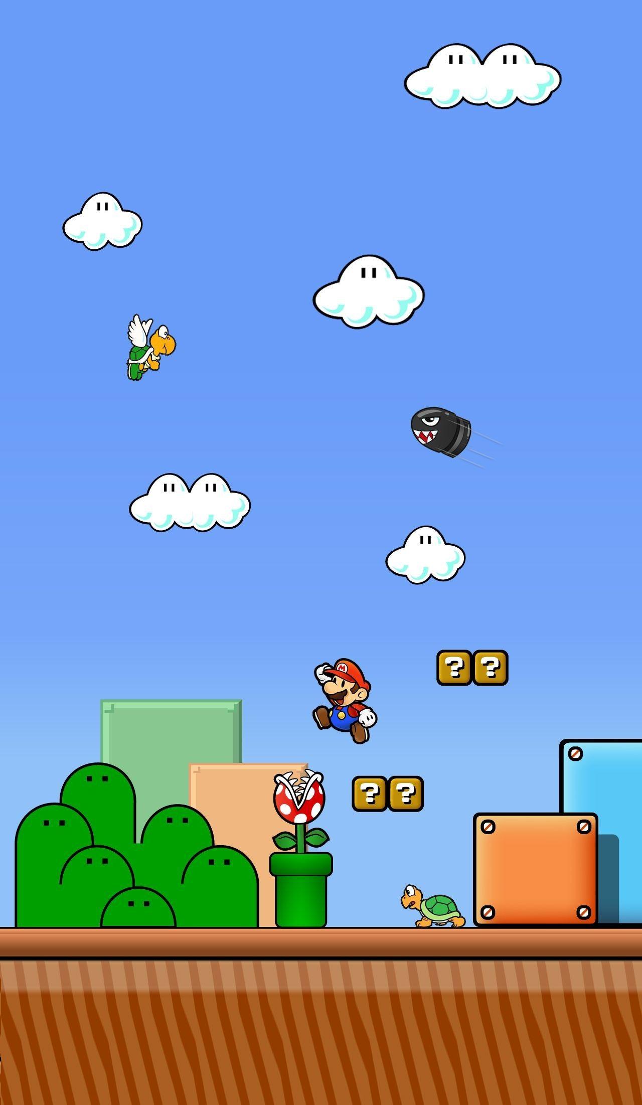 Mario iPhone Wallpapers - Top Free Mario iPhone Backgrounds -  WallpaperAccess