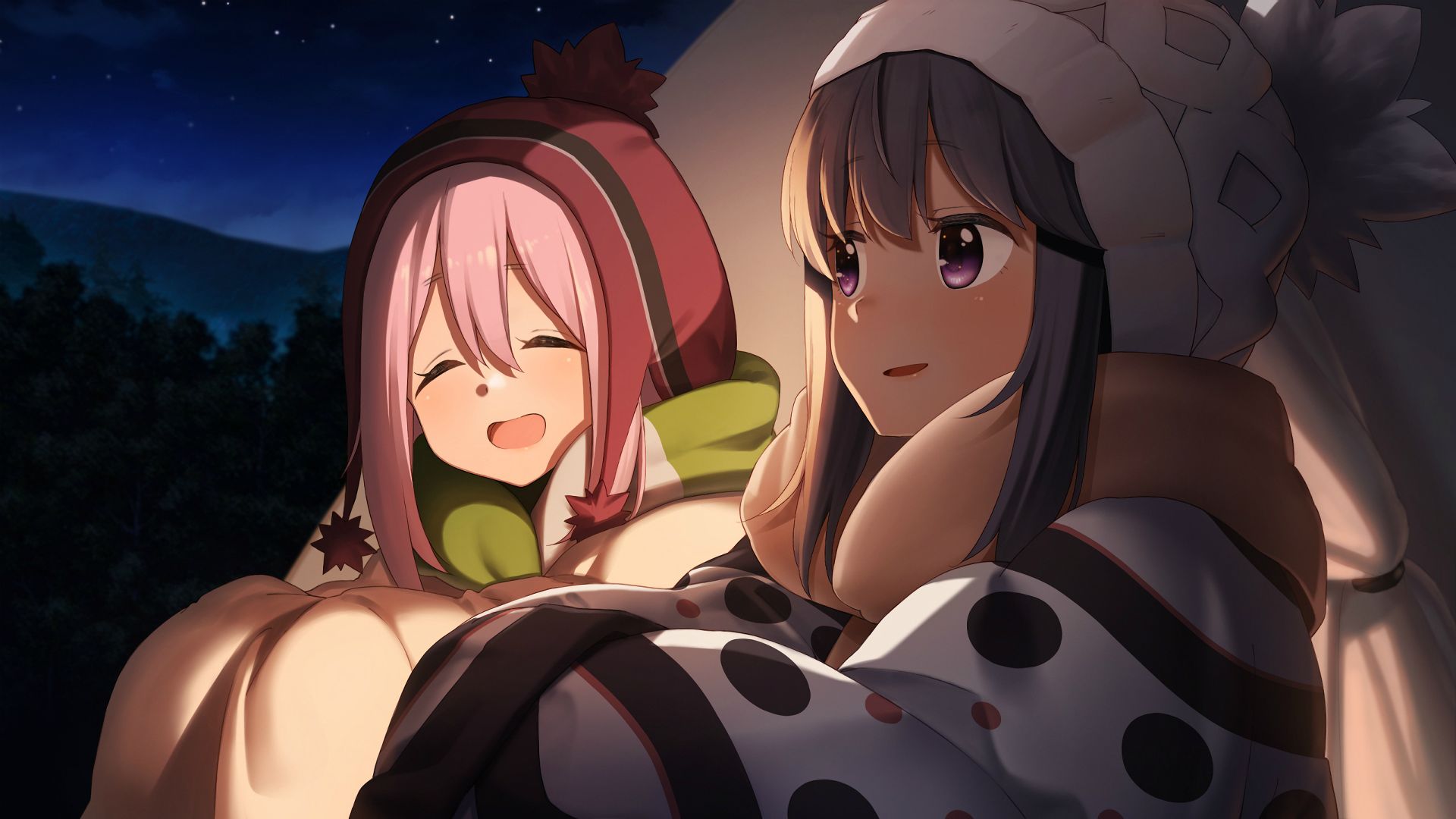 1920x1080 Download Laid Back Camp wallpaper