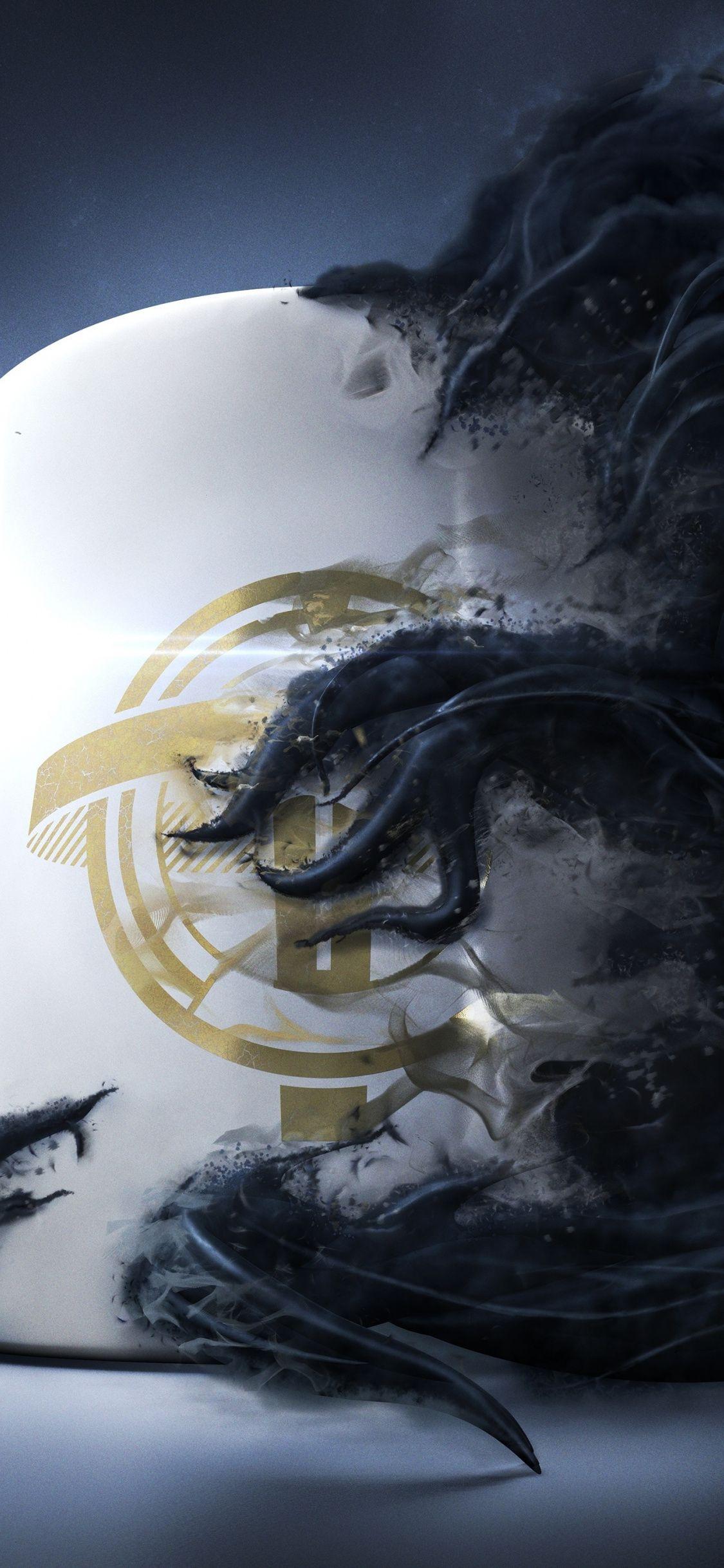 1125x2436 Download 1125x2436 wallpaper prey, video game, dark, typhon