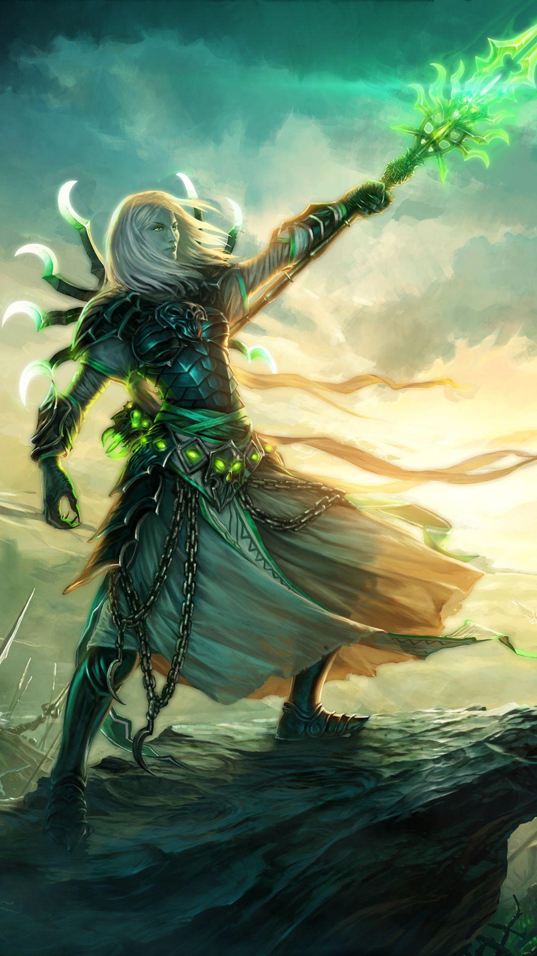 1080x1920 Magic Warrior iPhone Wallpaper HD