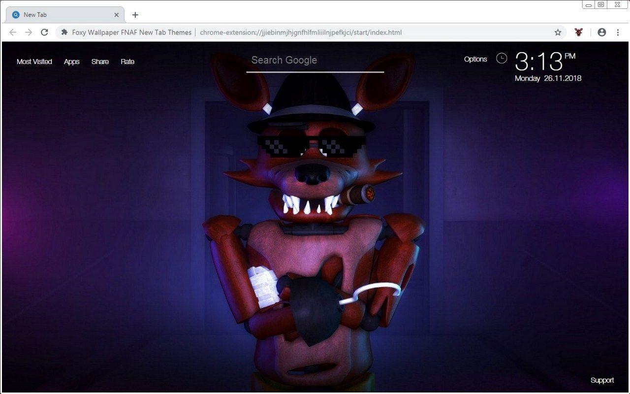 1280x800 Foxy Wallpaper FNAF New Tab Themes. HD Wallpaper & Background