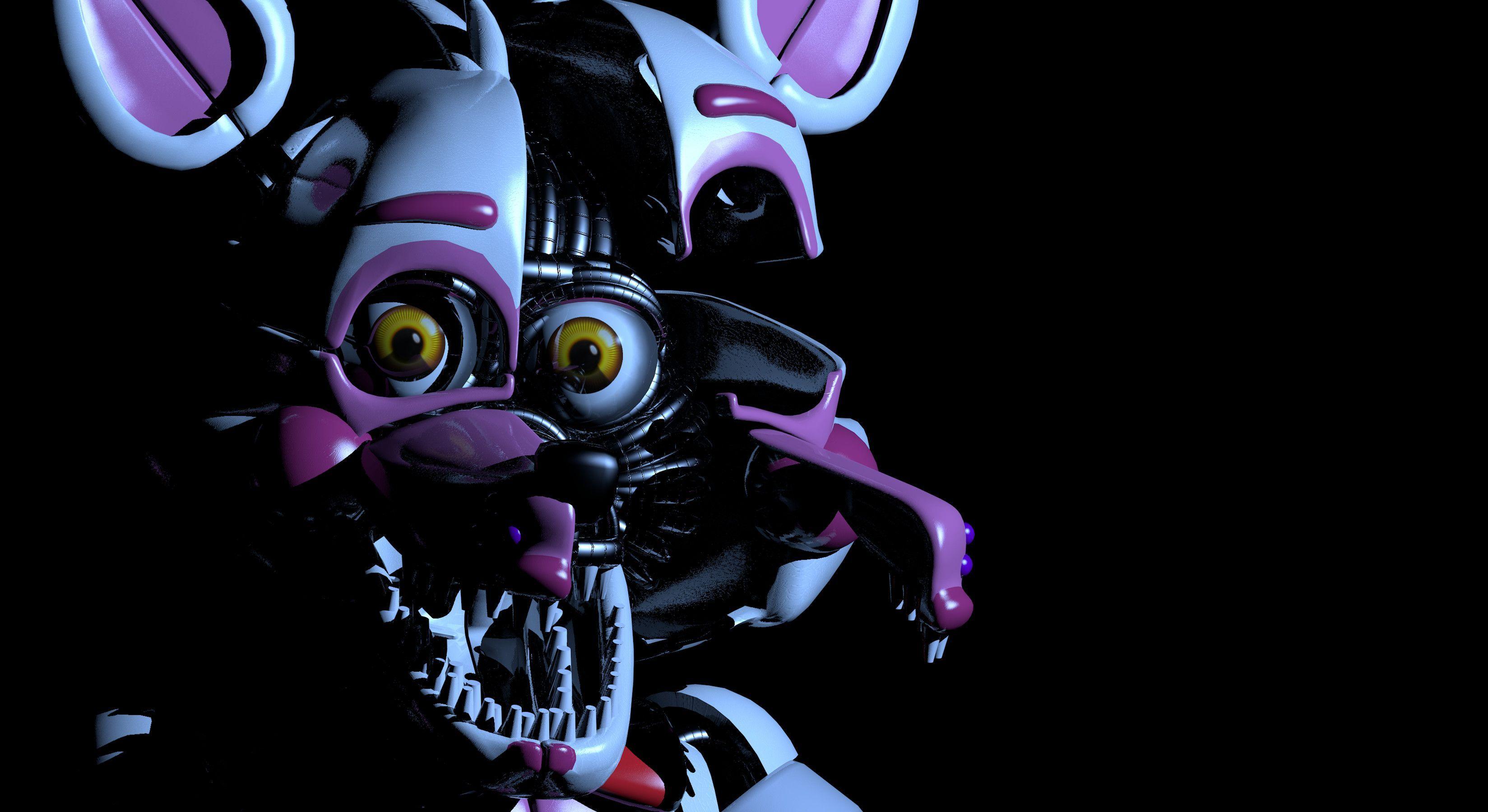 Cute Foxy And Mangle Wallpaper