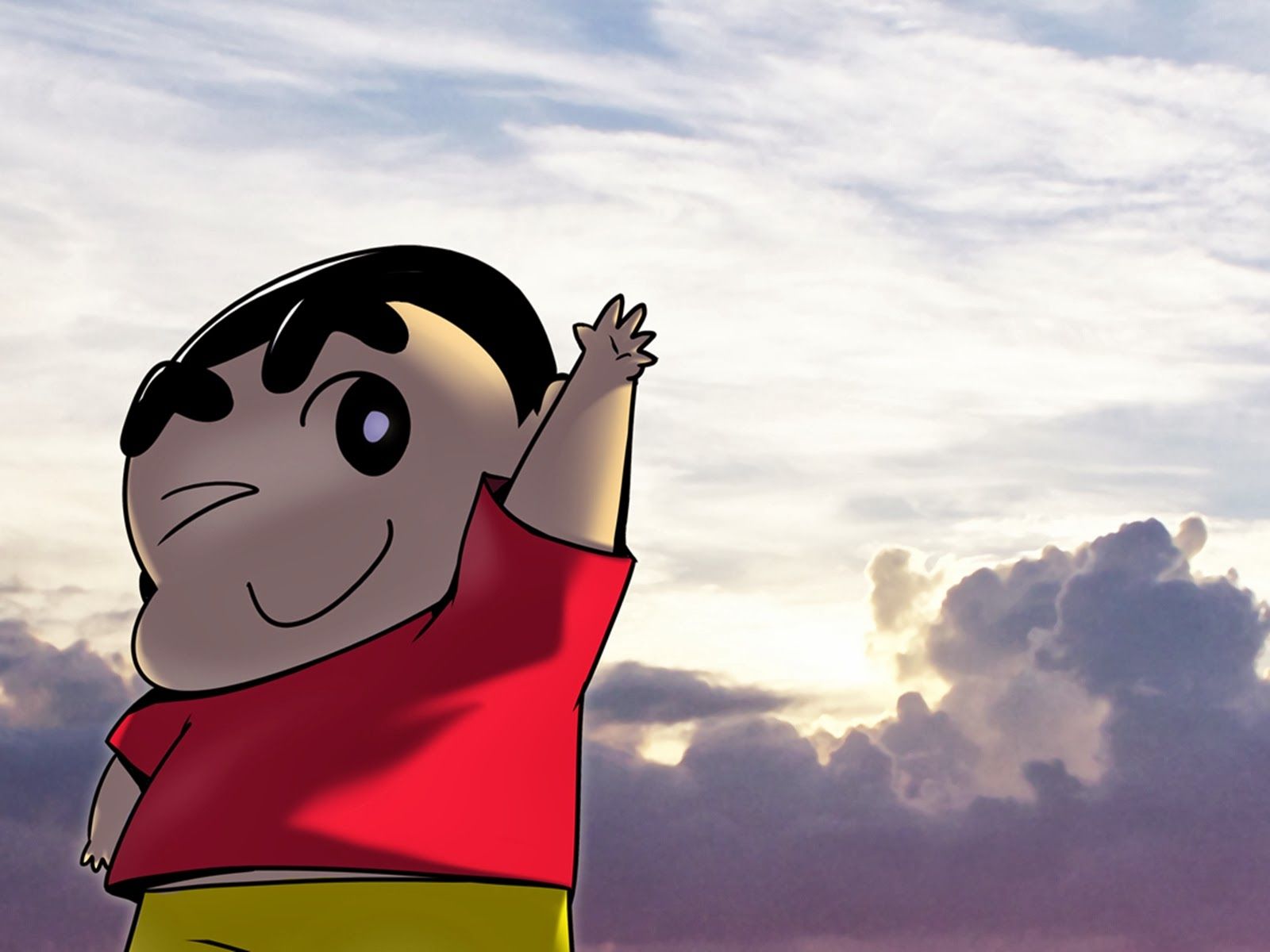 1600x1200 Charming collection of Photo: Shin Chan cute HD wallpaper