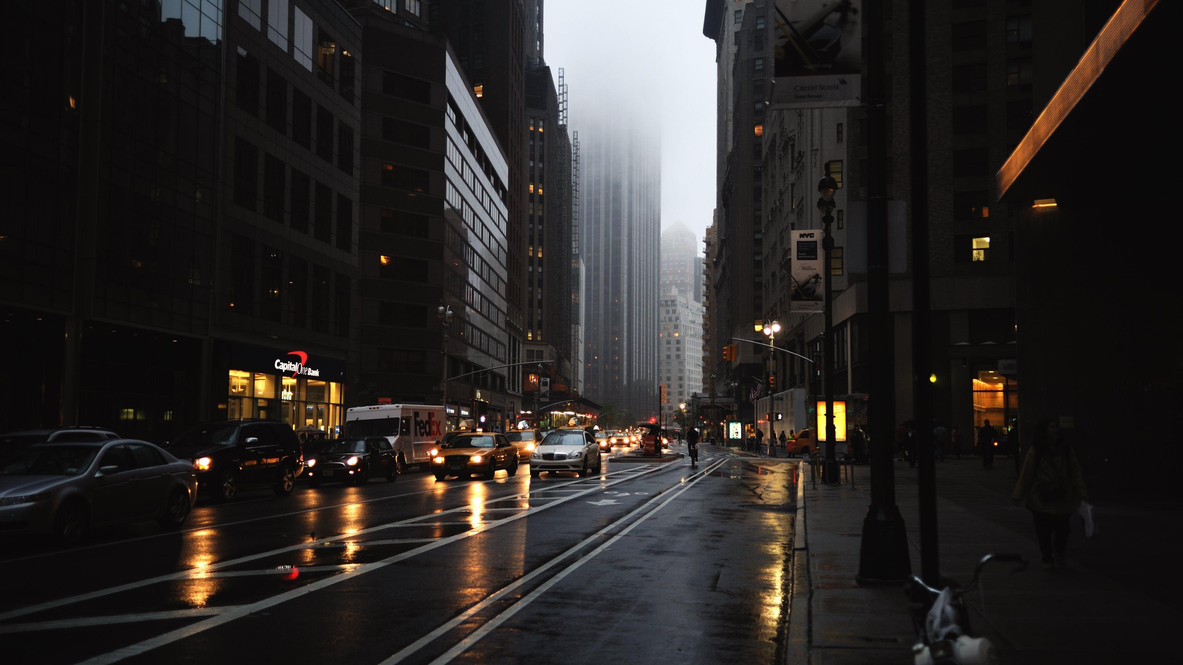 4k New York City Rain Wallpapers Top Free 4k New York City Rain
