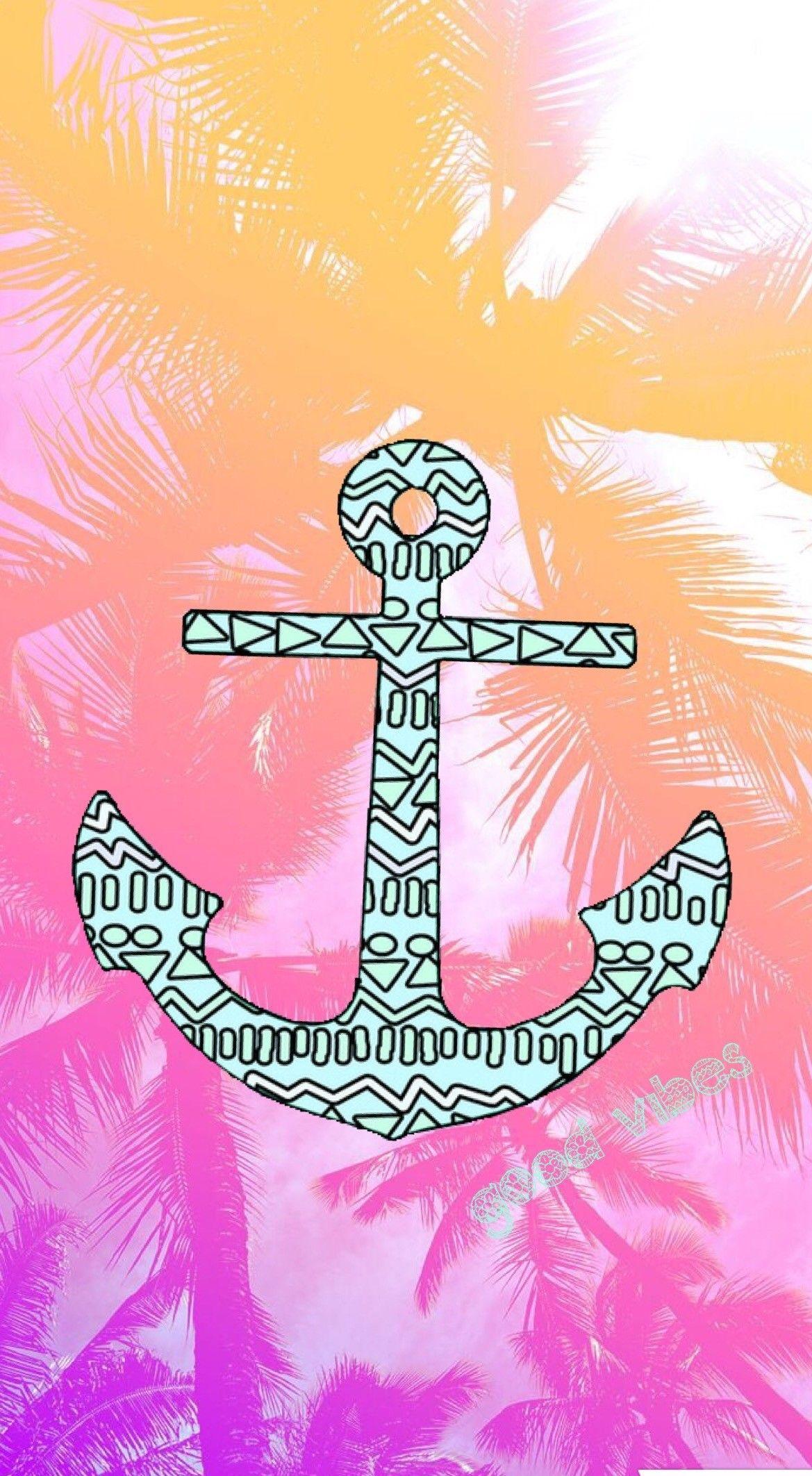 1169x2125 Cute Anchor Wallpaper