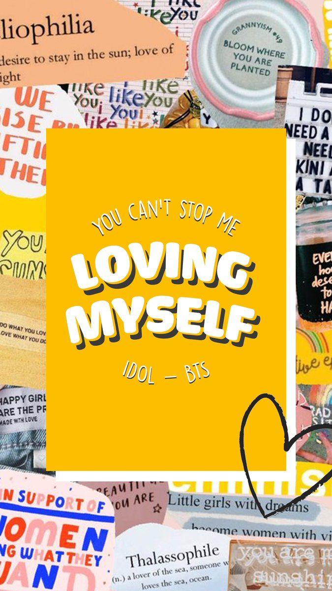 675x1200 BTS Lyrics can't stop me loving myself IDOL