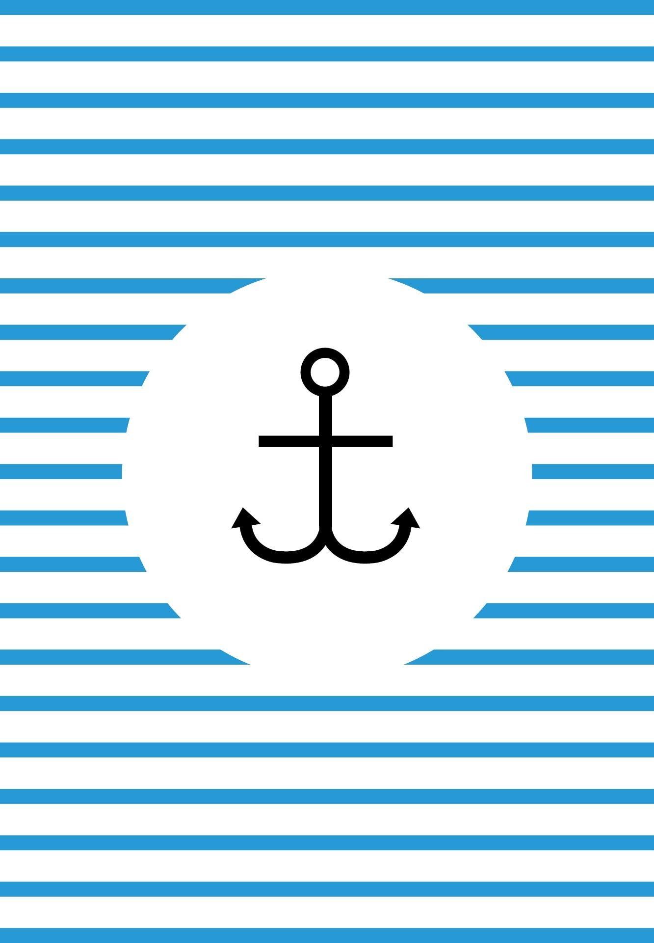 1333x1921 Cute Anchor Wallpaper