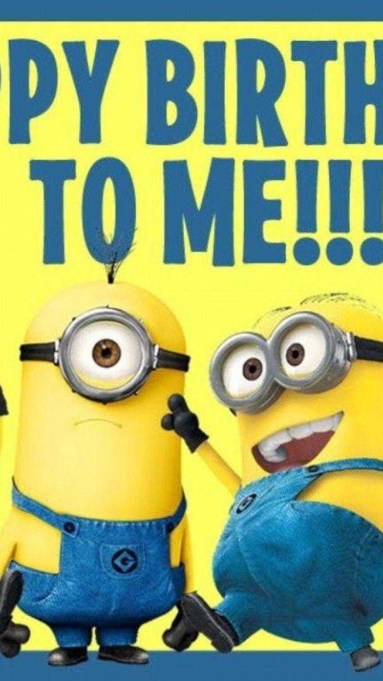 750x1334 Happy Birthday to me Wallpaper (Minions Edition) iPhone 6