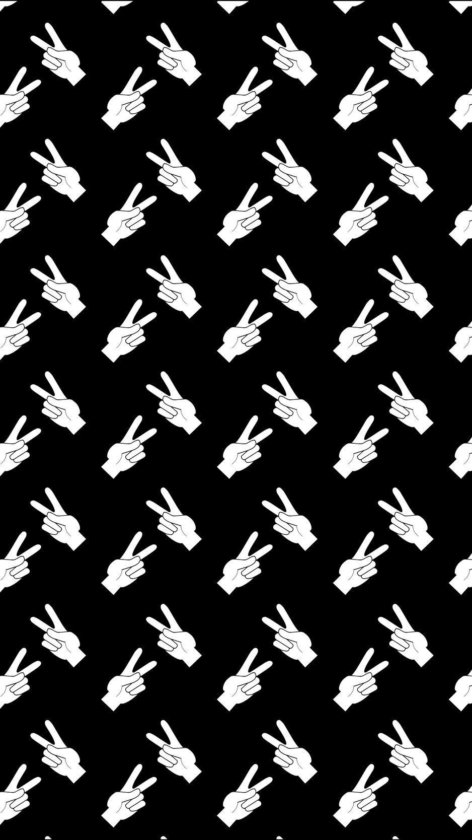938x1668 Download wallpaper 938x1668 hands, patterns, peace, texture