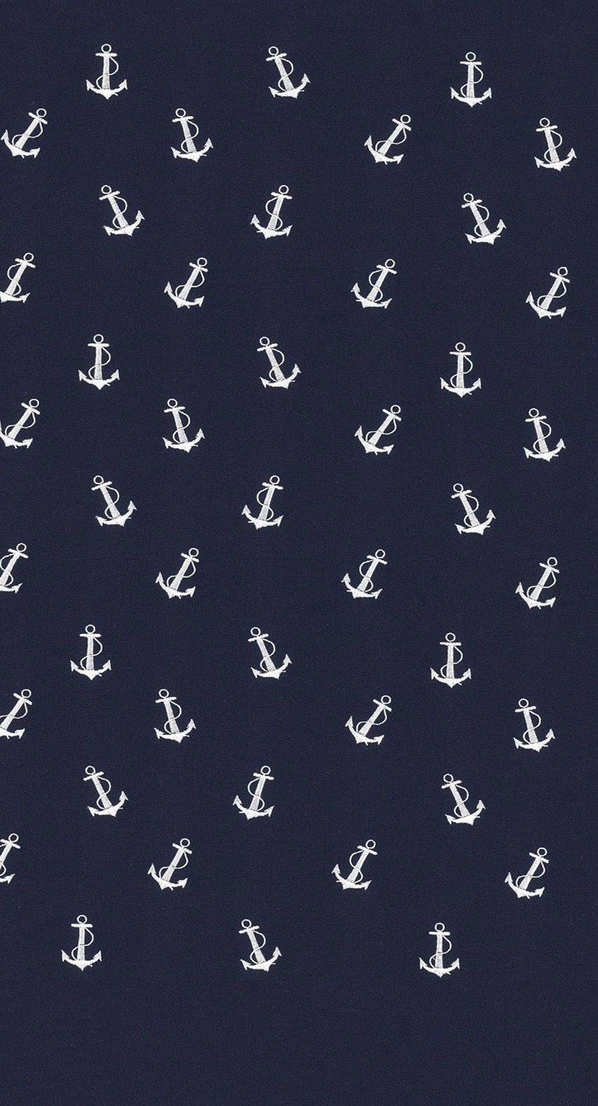 852x1577 Anchor Pattern Wallpaper