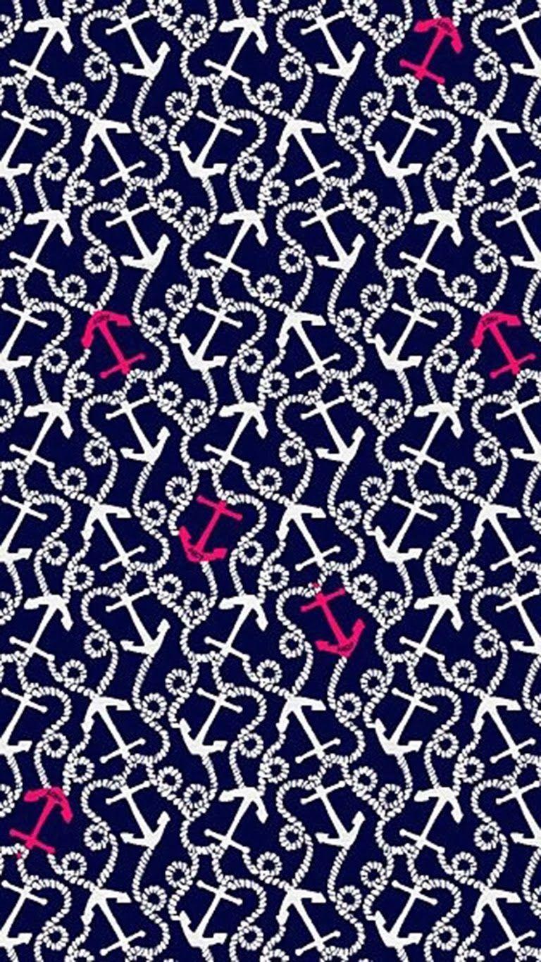 768x1366 Anchor Pattern Wallpaper