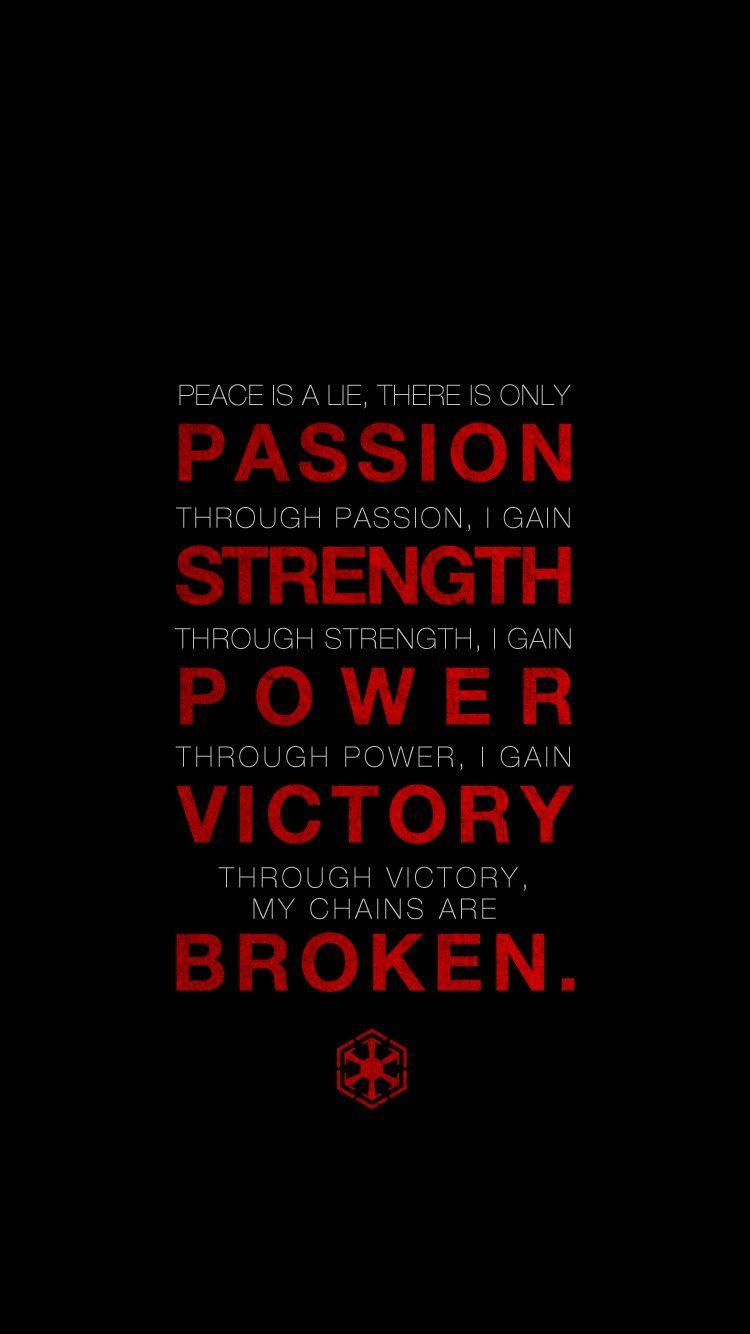 750x1334 Made a Sith iPhone 6 Wallpaper