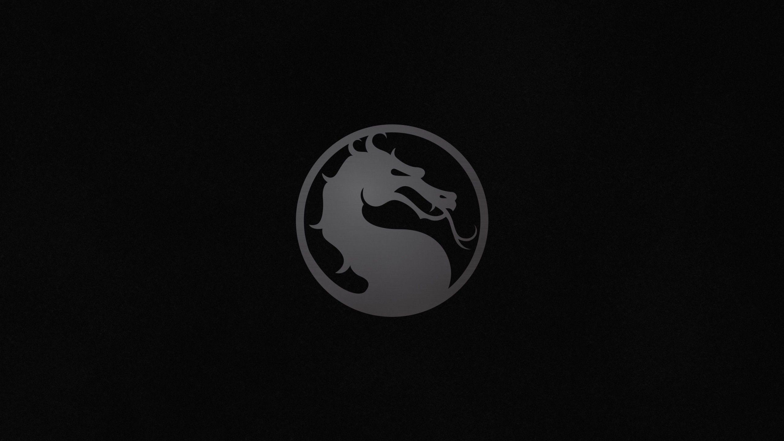 2560x1440 Mortal Kombat Logo Wallpaper