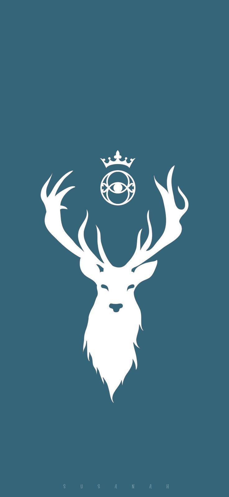 736x1594 Throne of glass wallpaper Terrasen deer