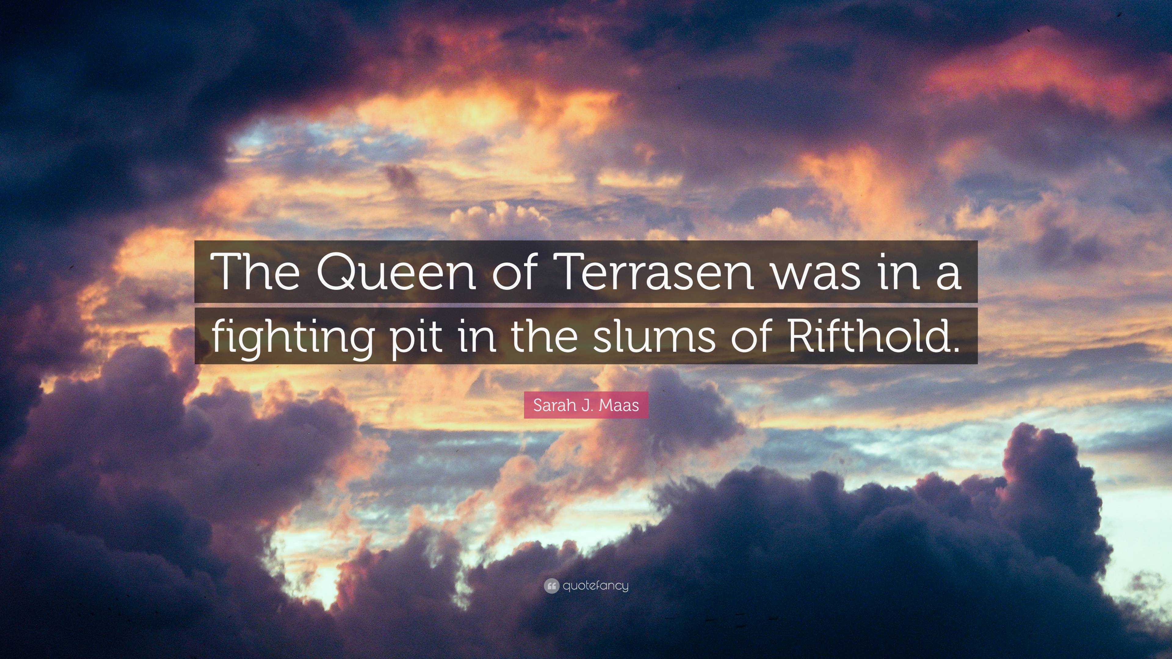 3840x2160 Sarah J. Maas Quote: “The Queen