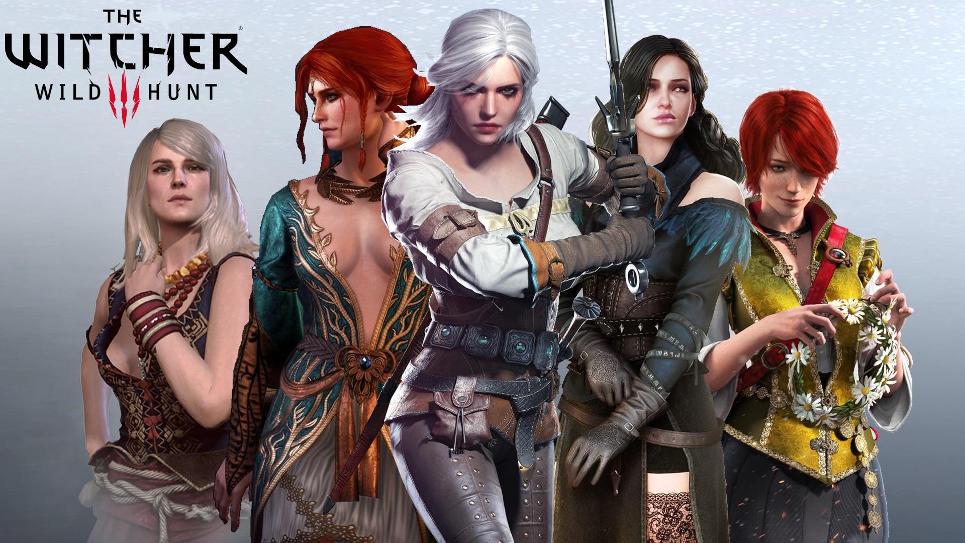 1920x1080 The Witcher 3 female wallpaper