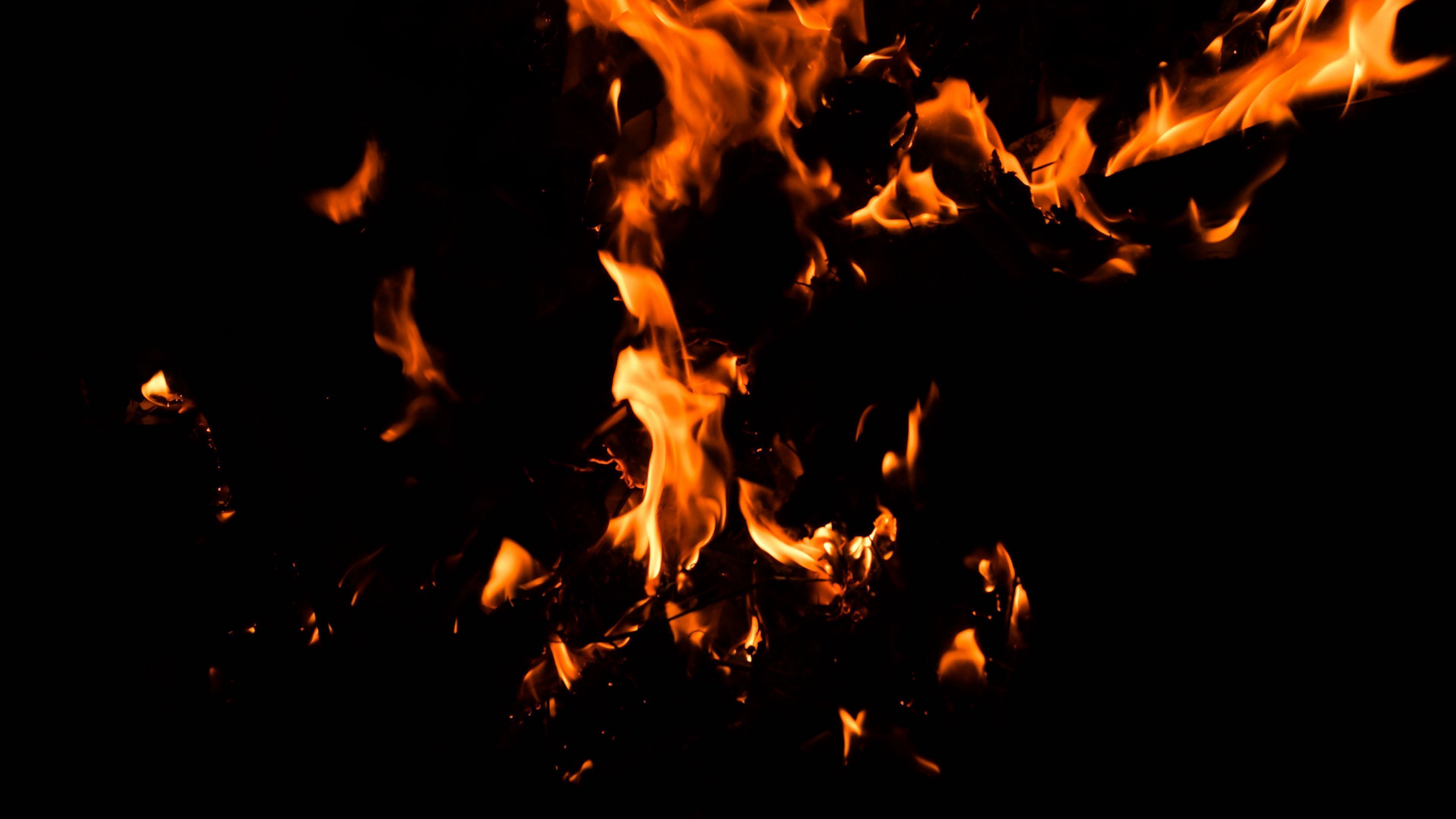 3840x2160 Download wallpaper 3840x2160 fire