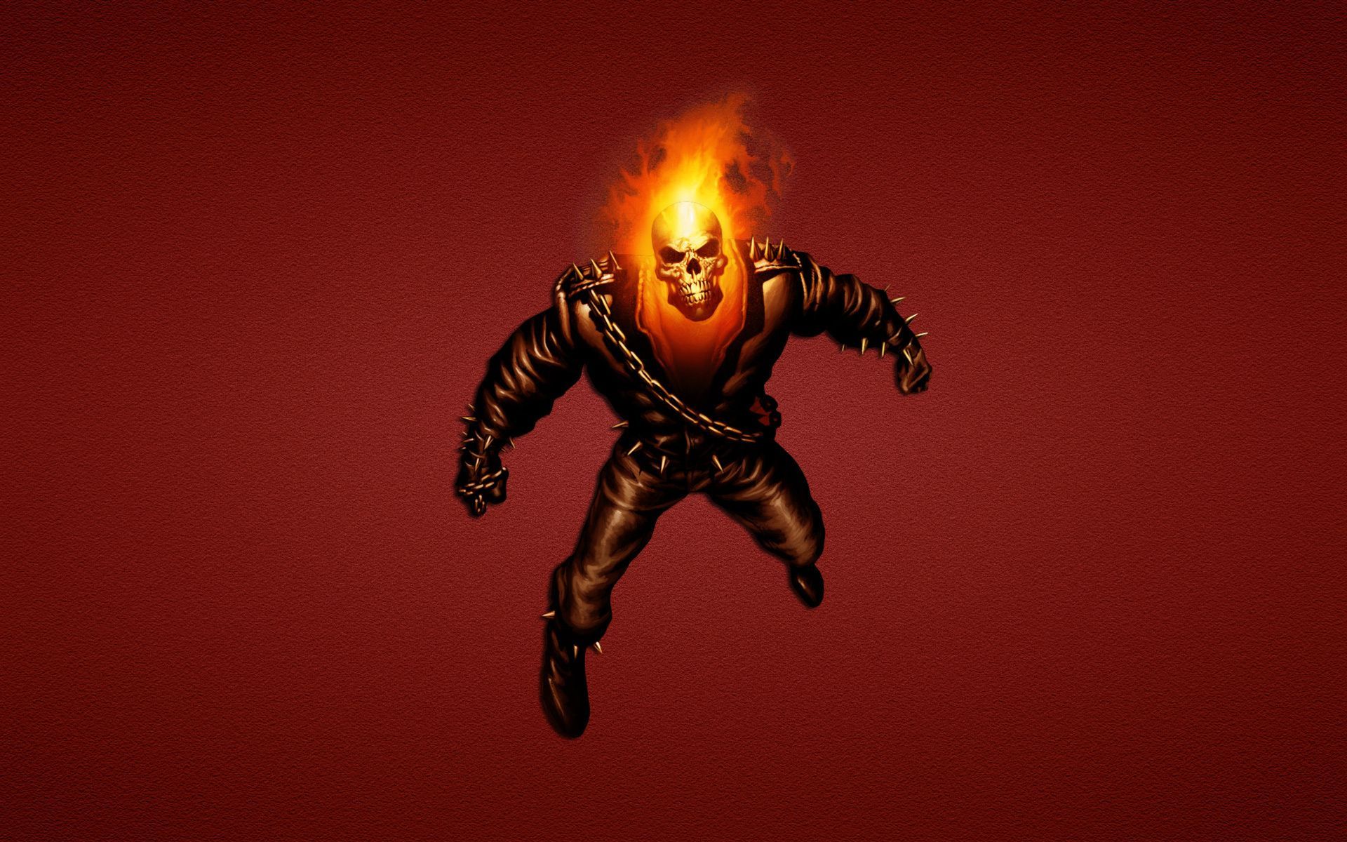 1920x1200 Dark Flame Skull: Ghost Rider HD Wallpaper